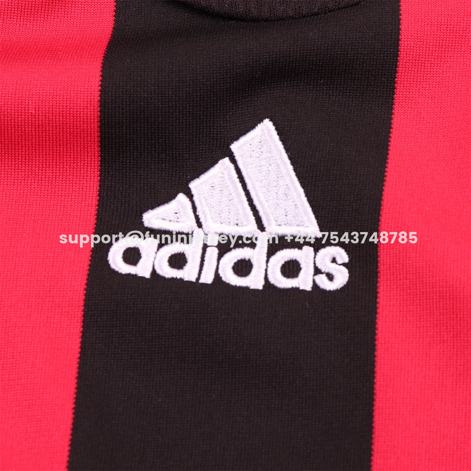 Funinjersey-Retro AC Milan 2006-07 Home Long Sleeves Kids Kit