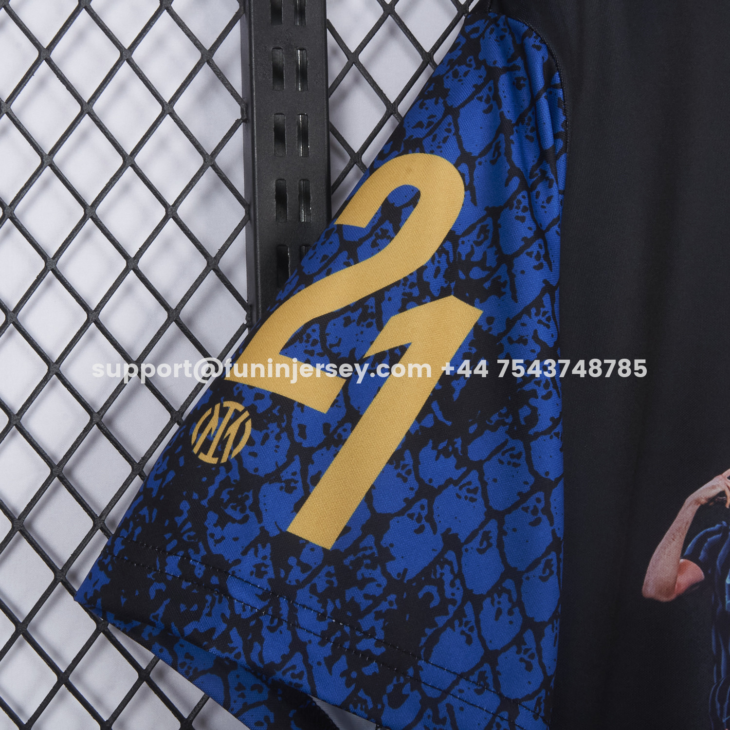 Funinjersey-Inter Milan 2026 Serie A Champions Commemorative Black T-Shirt