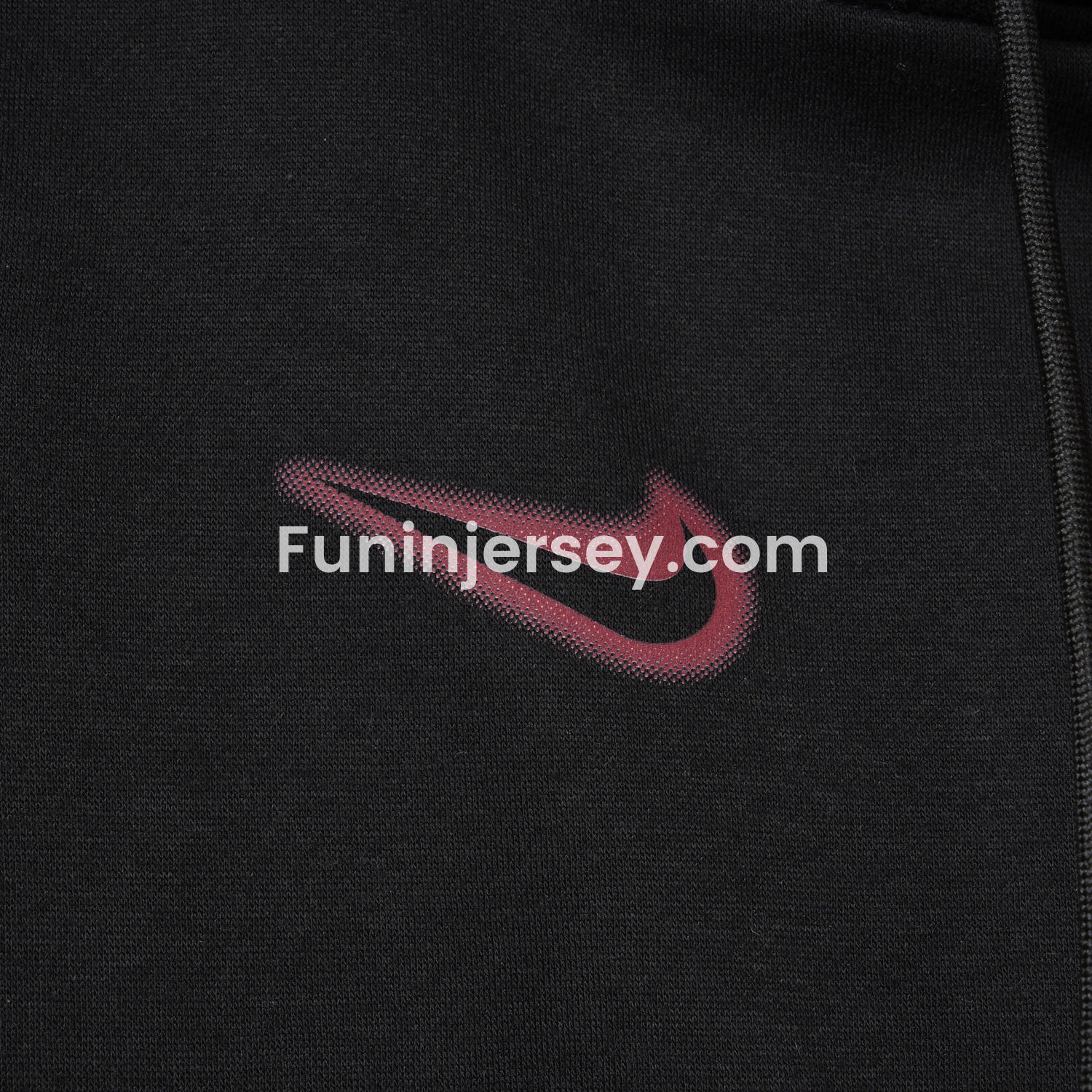 Funinjersey-Barcelona x Travis Scott Black Unisex Pullover Hoodie