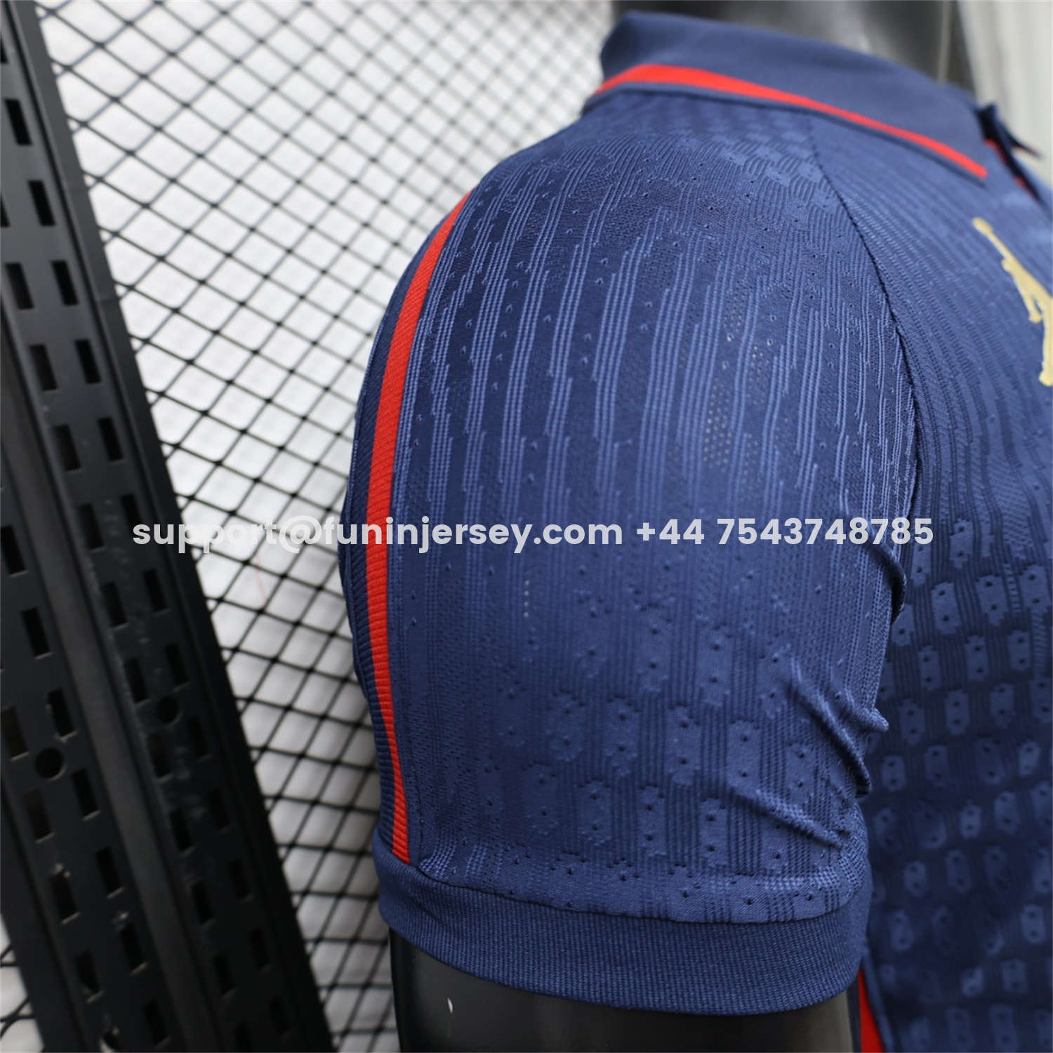 Funinjersey-Paris Saint-Germain PSG 26-27 Retro Casual Style Blue Jersey - Player Version
