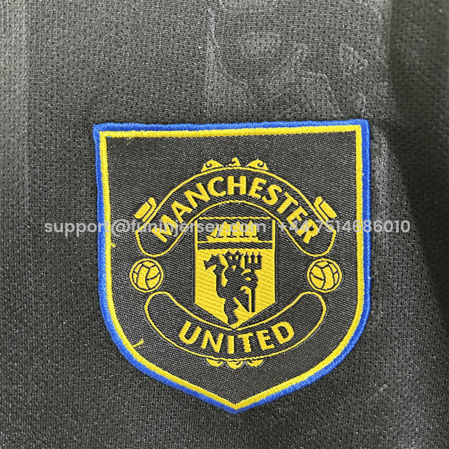 Funinjersey-Manchester United 25-26 Third Black Kids Kit