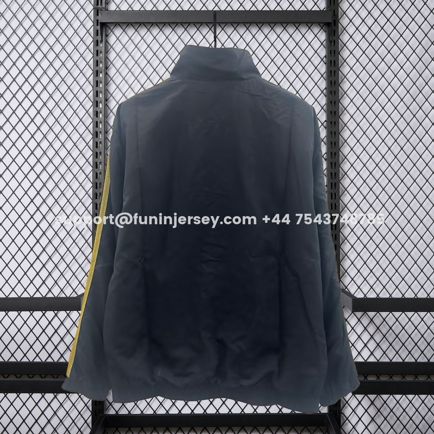 Funinjersey-Manchester United 25-26 Double Sided Reversible Windbreaker - Black & Red