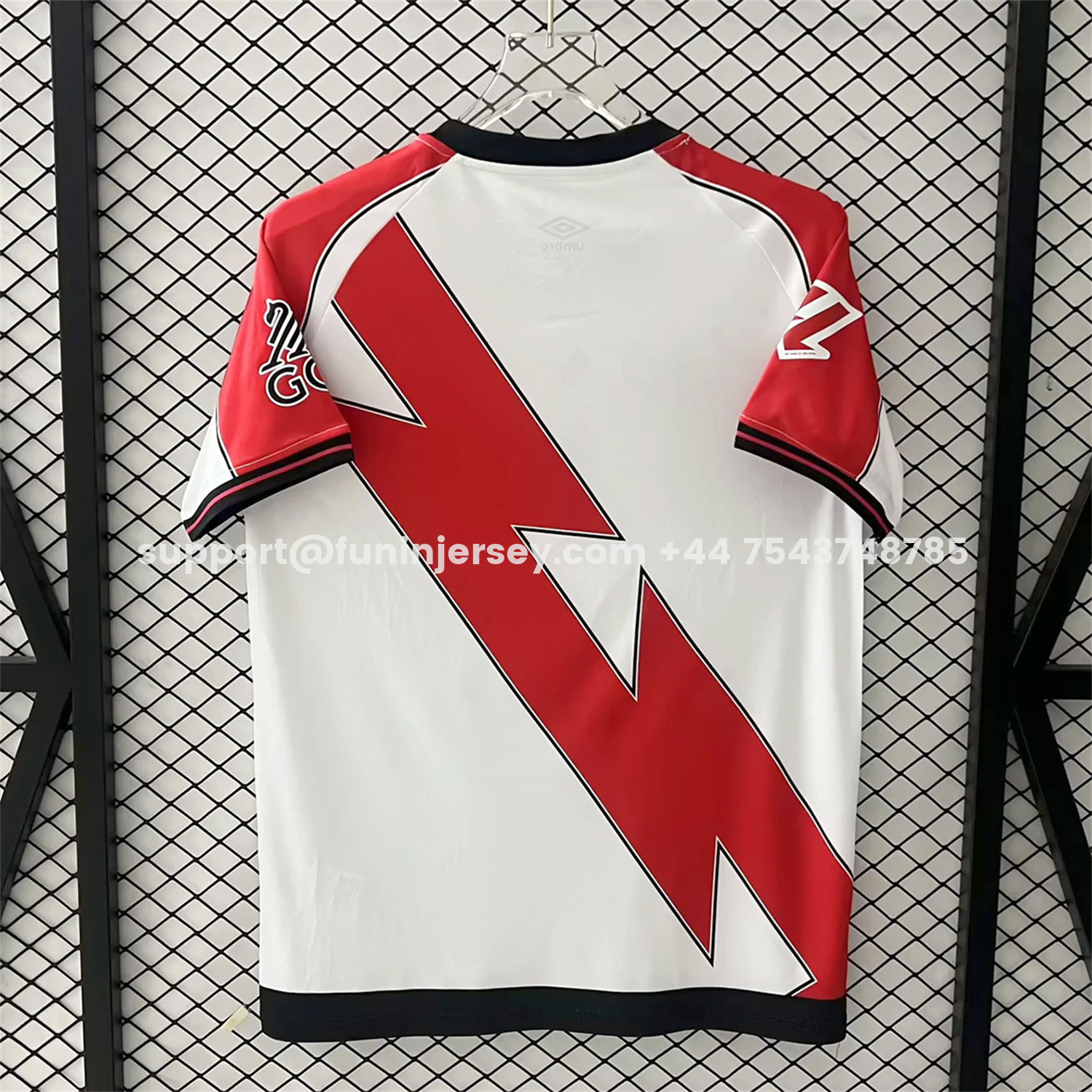 Funinjersey-Rayo Vallecano 25-26 Home White Jersey - Fans Version