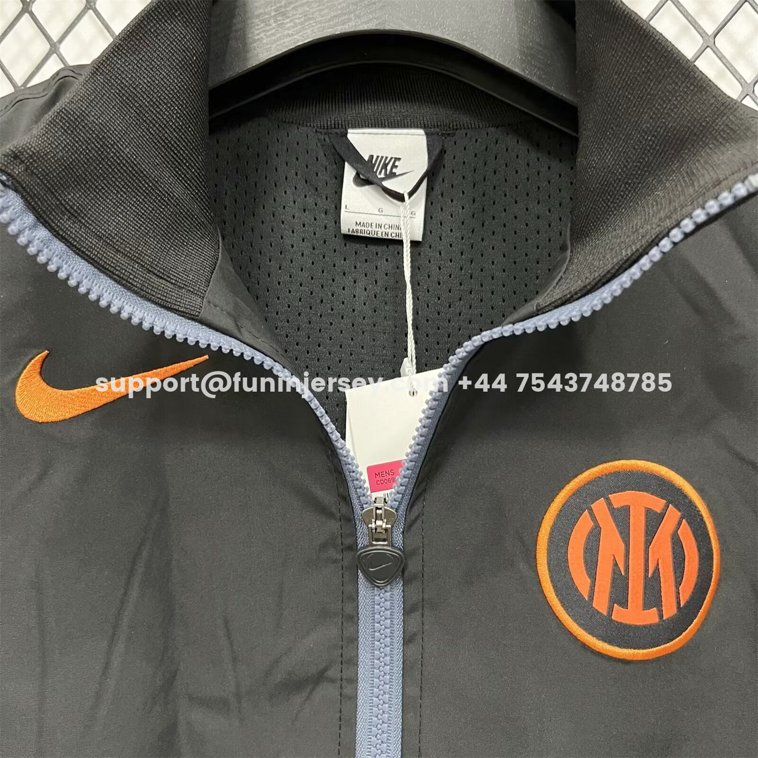 Funinjersey-Inter Milan 25-26 Windbreaker Jacket - Black