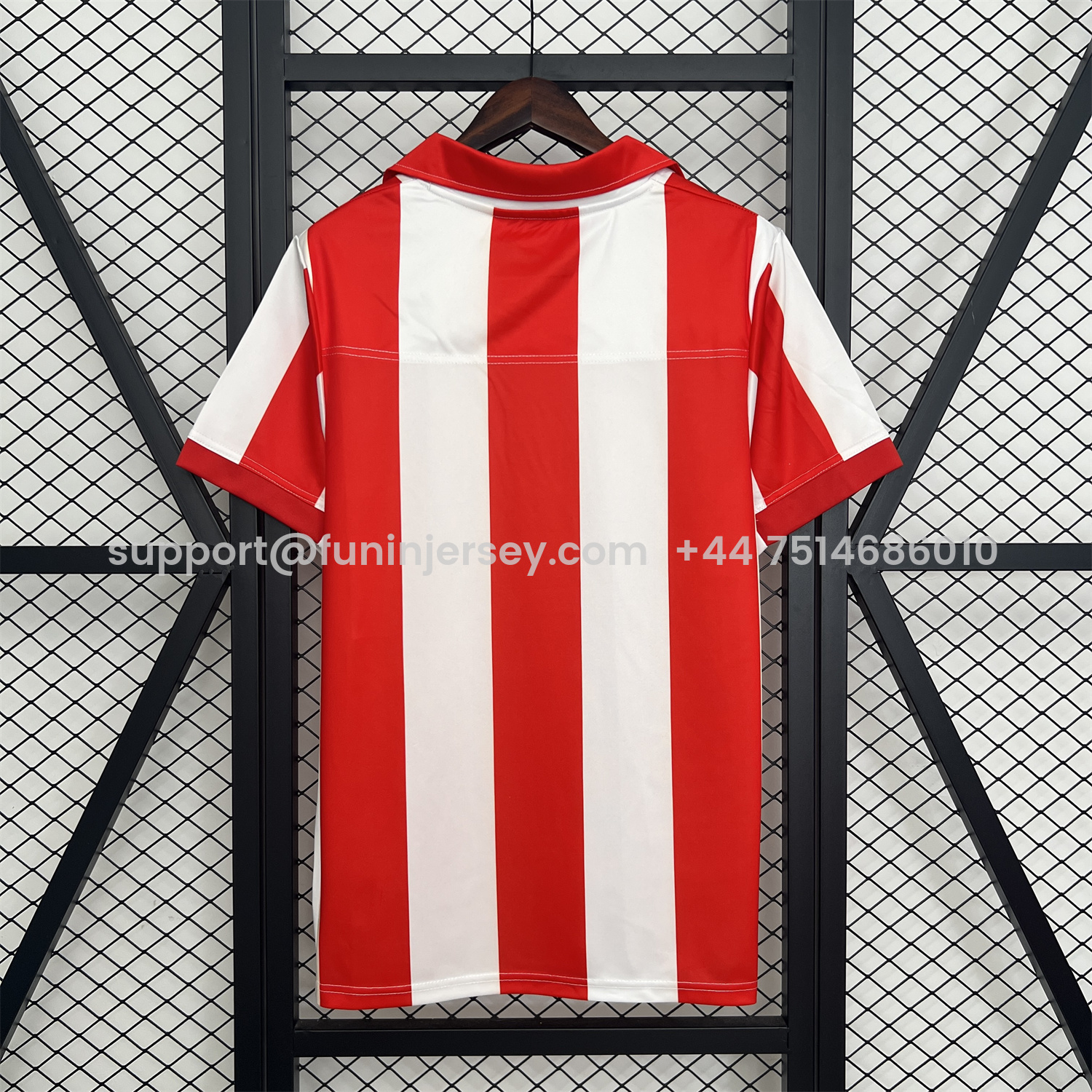 Funinjersey-Retro Atletico Madrid 2003-04 Home Centenary Special Jersey