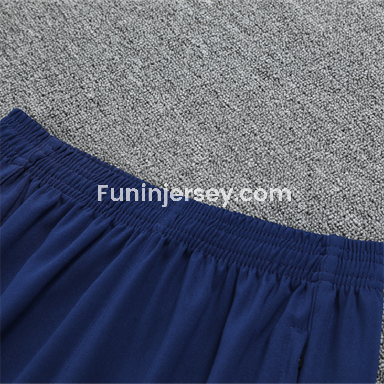 Funinjersey-Real Madrid 25-26 Kids Long Sleeves Training Set - Blue-Gray Camouflage Top & Blue Pants