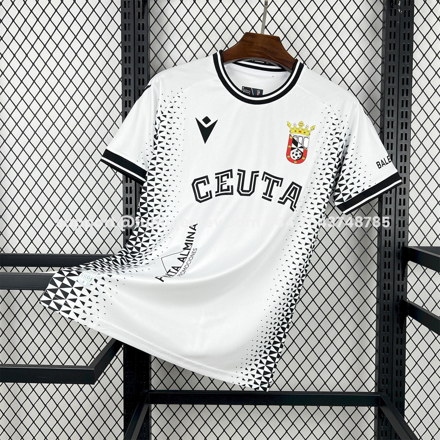 Funinjersey-AD Ceuta 25-26 Home Jersey - Fans Version