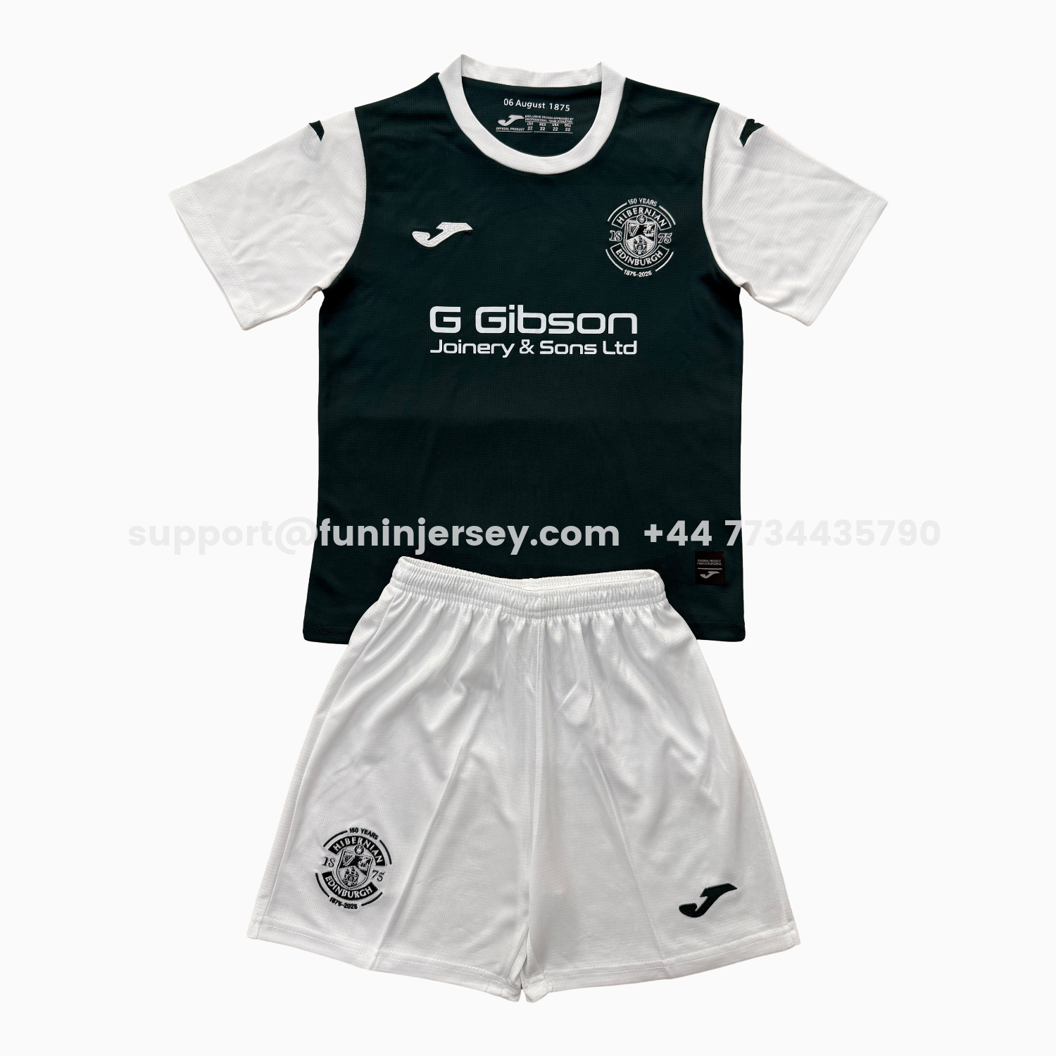 Funinjersey-Hibernian 25-26 Home Kids Kit