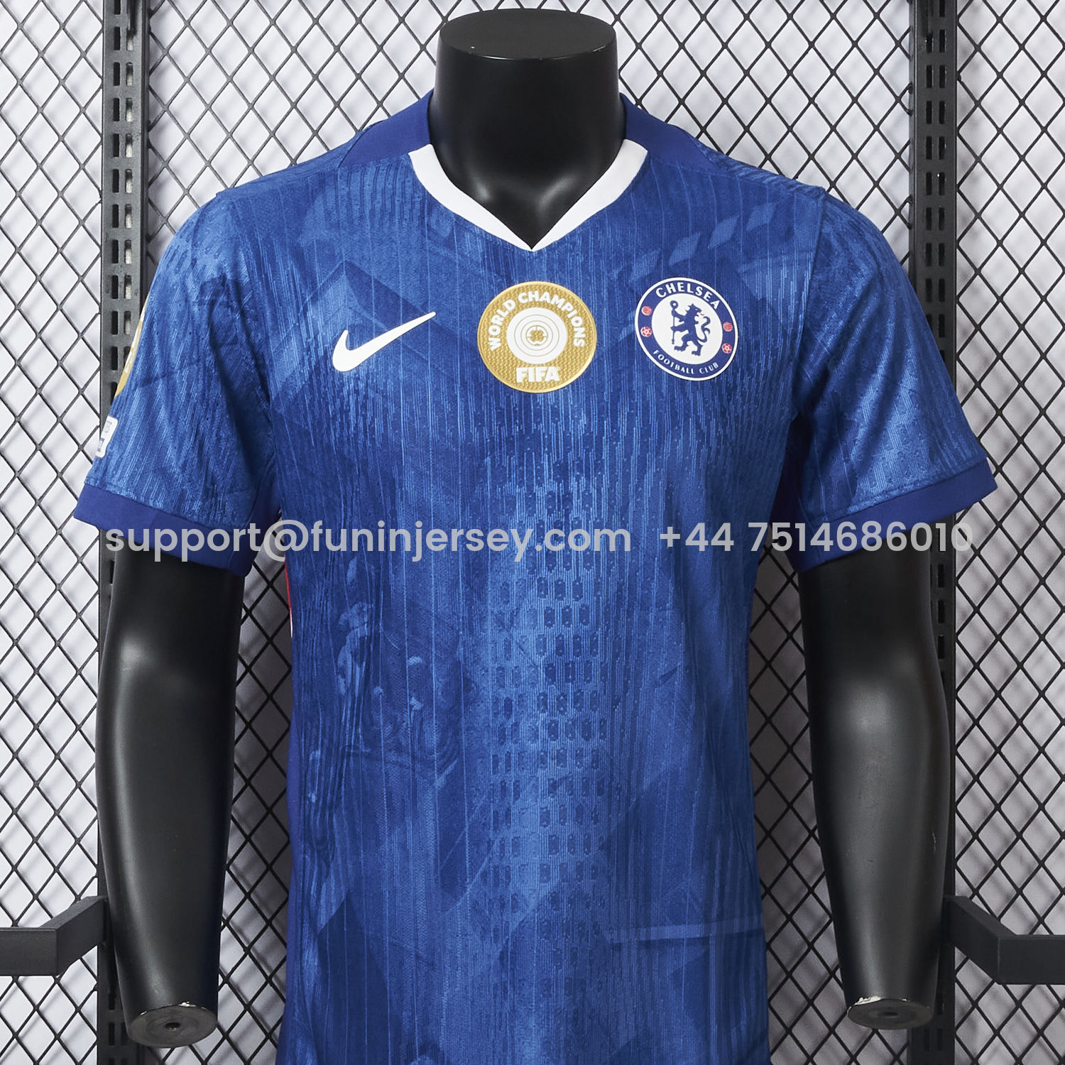 Funinjersey-C.H.E.L.S.E.A 25-26 Home Unsponsored Club World Cup Winner Jersey - Player Version