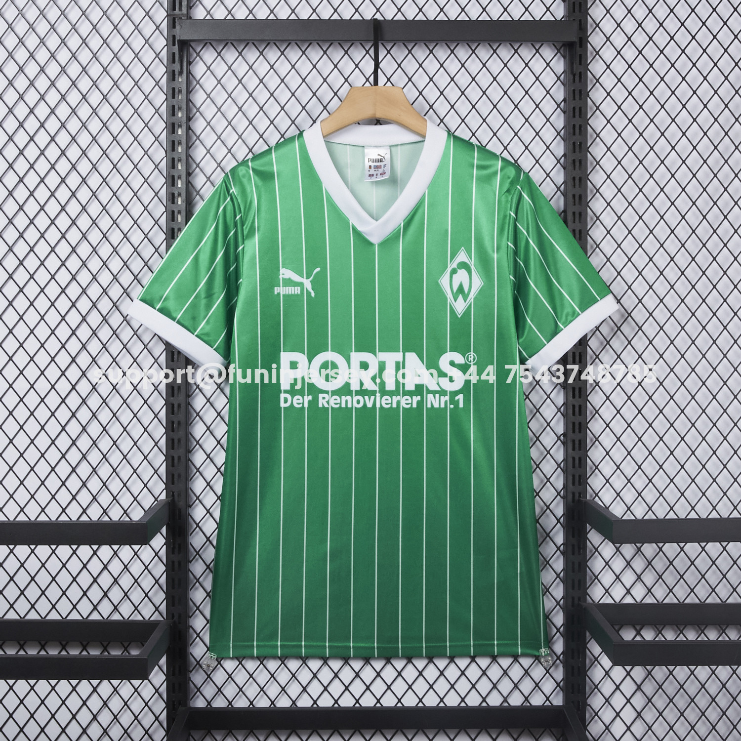 Funinjersey-Retro Werder Bremen 1987-88 Away Jersey