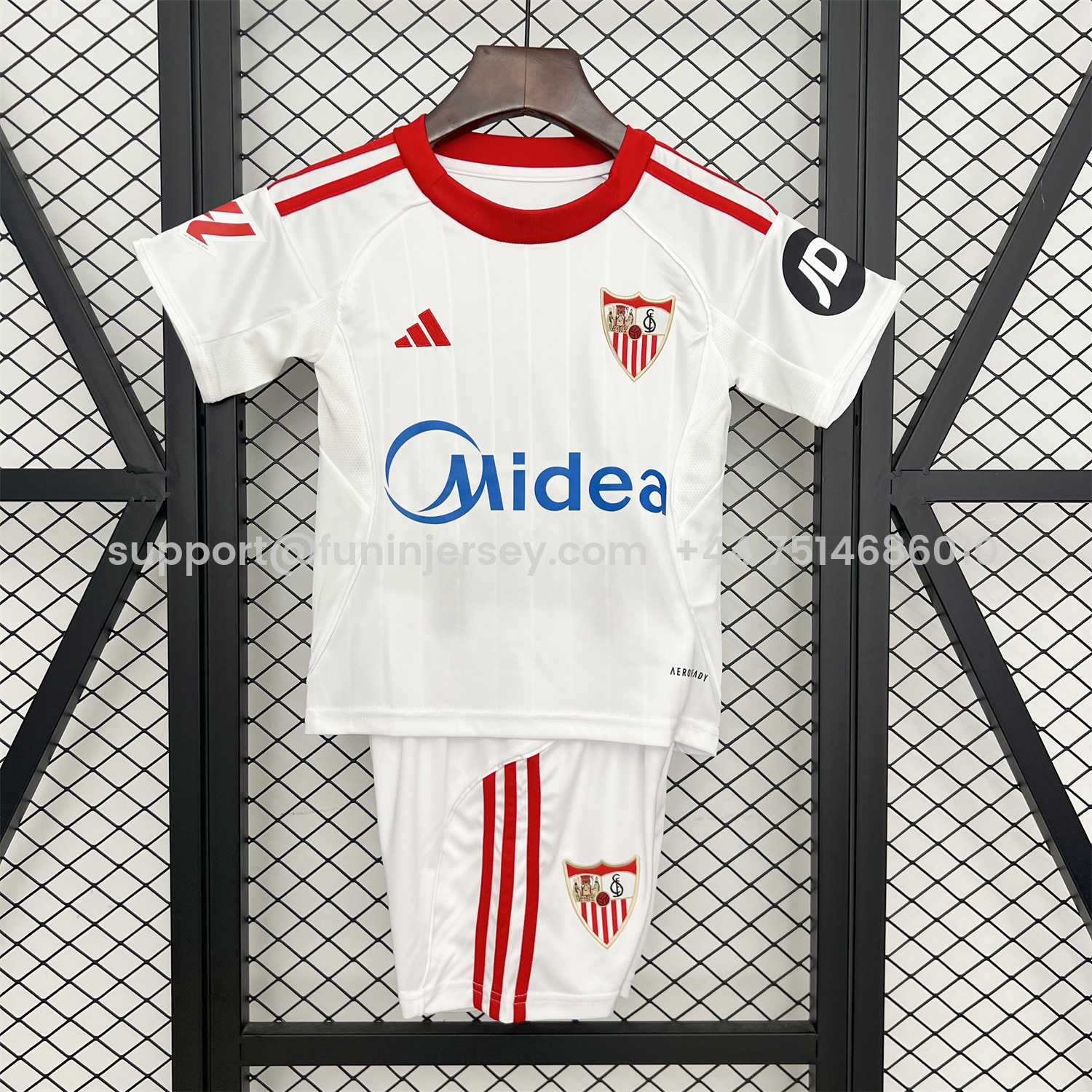 Funinjersey-Sevilla 25-26 Home Kids Kit