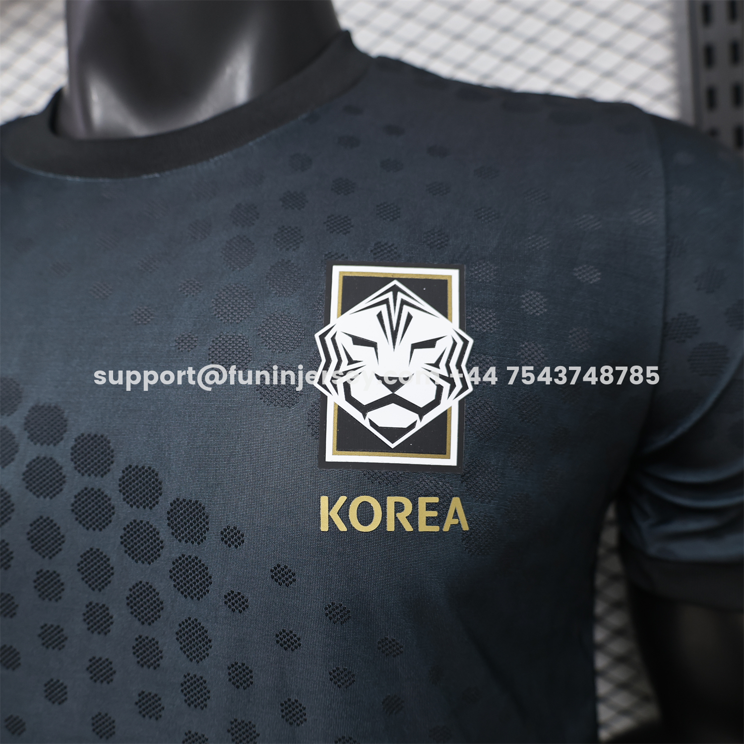 Funinjersey-South Korea 26-27 Casual Style Black Jersey - Player Version