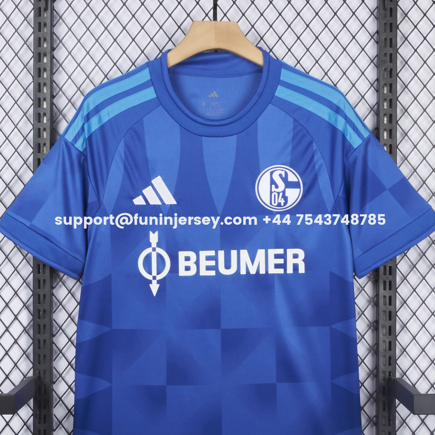 Funinjersey-Schalke 04 26-27 Home Jersey - Fans Version