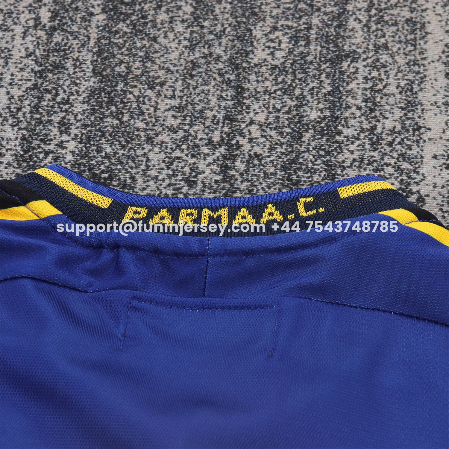 Funinjersey-Retro Parma 2001-02 Home Kids Kit