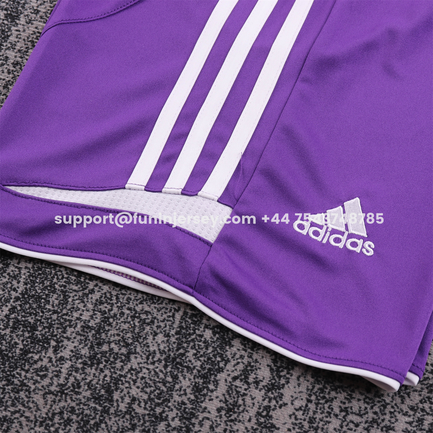 Funinjersey-Retro Real Madrid 2006-07 Away Purple Kids Kit