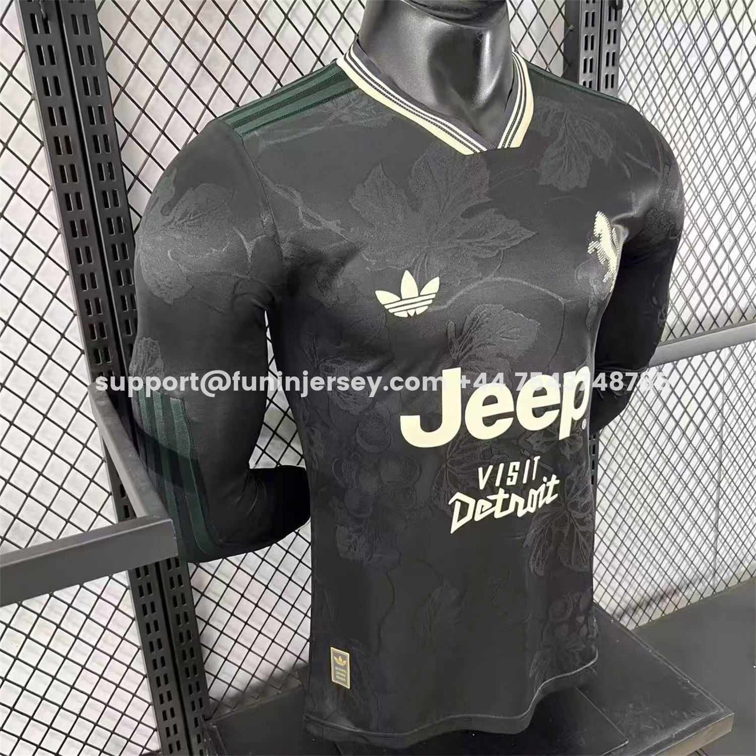 Funinjersey-Juventus 25-26 Third Black Long Sleeves Jersey - Player Version
