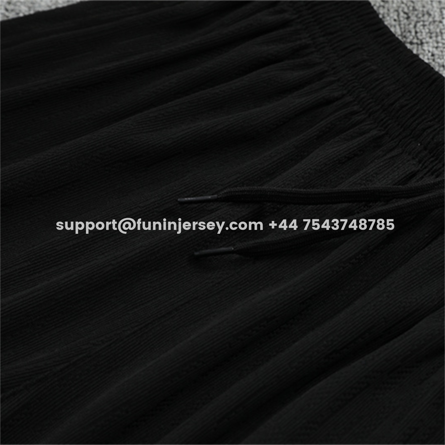 Funinjersey-Paris Saint-Germain PSG 25-26 Jordan Long Sleeve Training Set - Pure Black Top & Pants