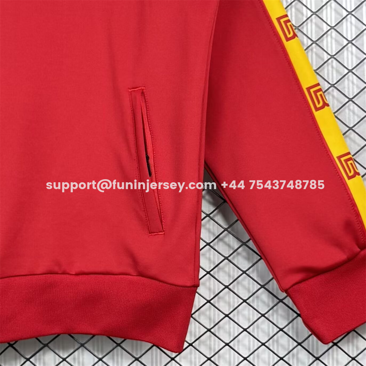 Funinjersey-Retro AS Roma 1988-89 Home Windbreaker