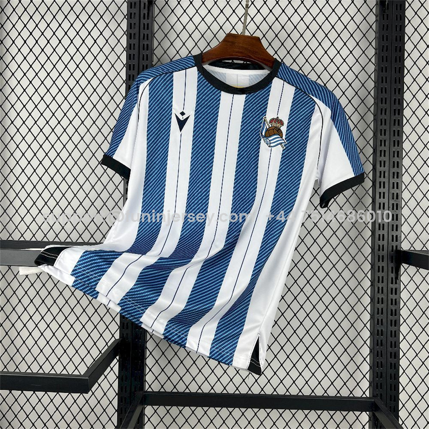 Funinjersey-Real Sociedad 25-26 Home Blue And White Jersey - Fans Version