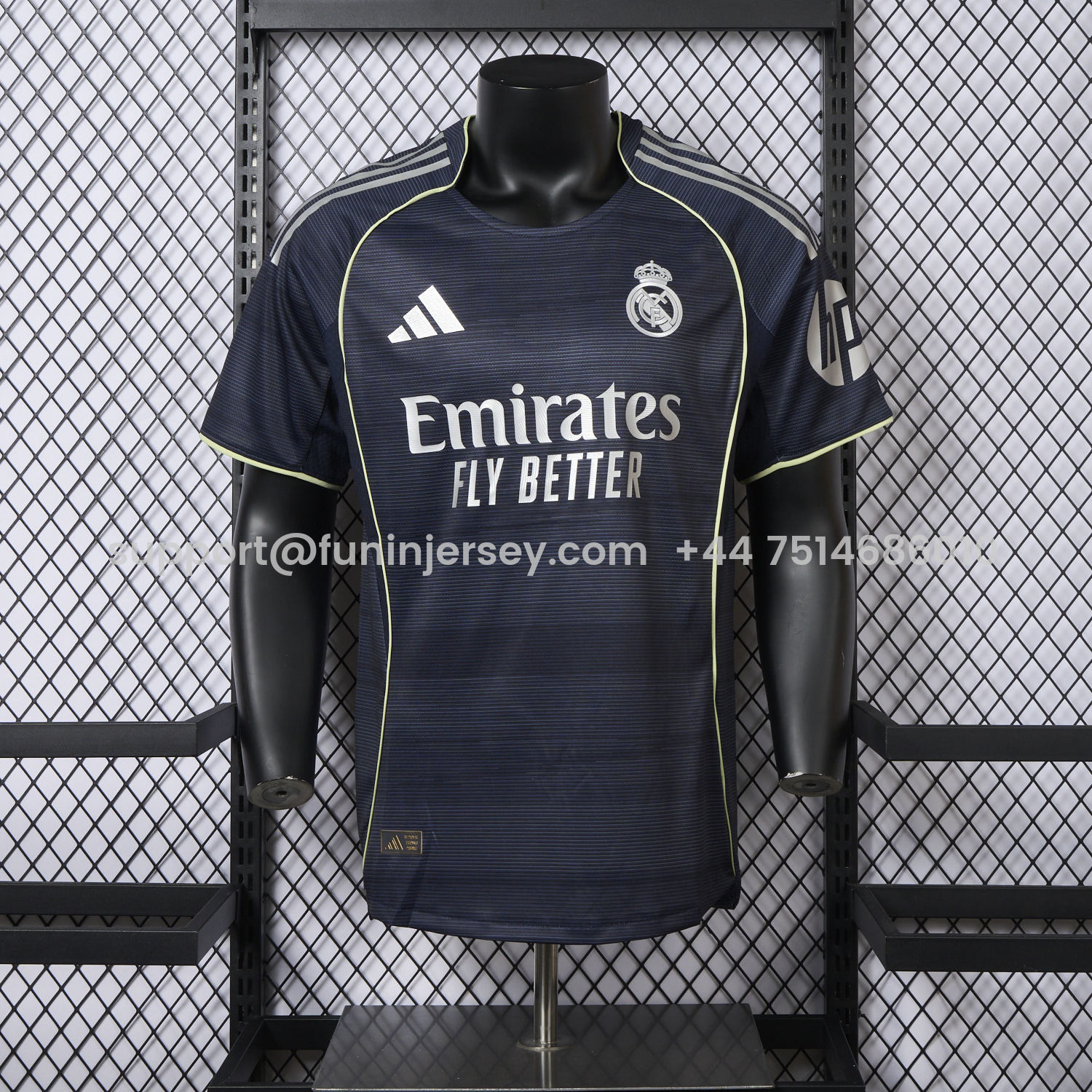 Funinjersey-Real Madrid 25-26 Away Jersey - Player Version