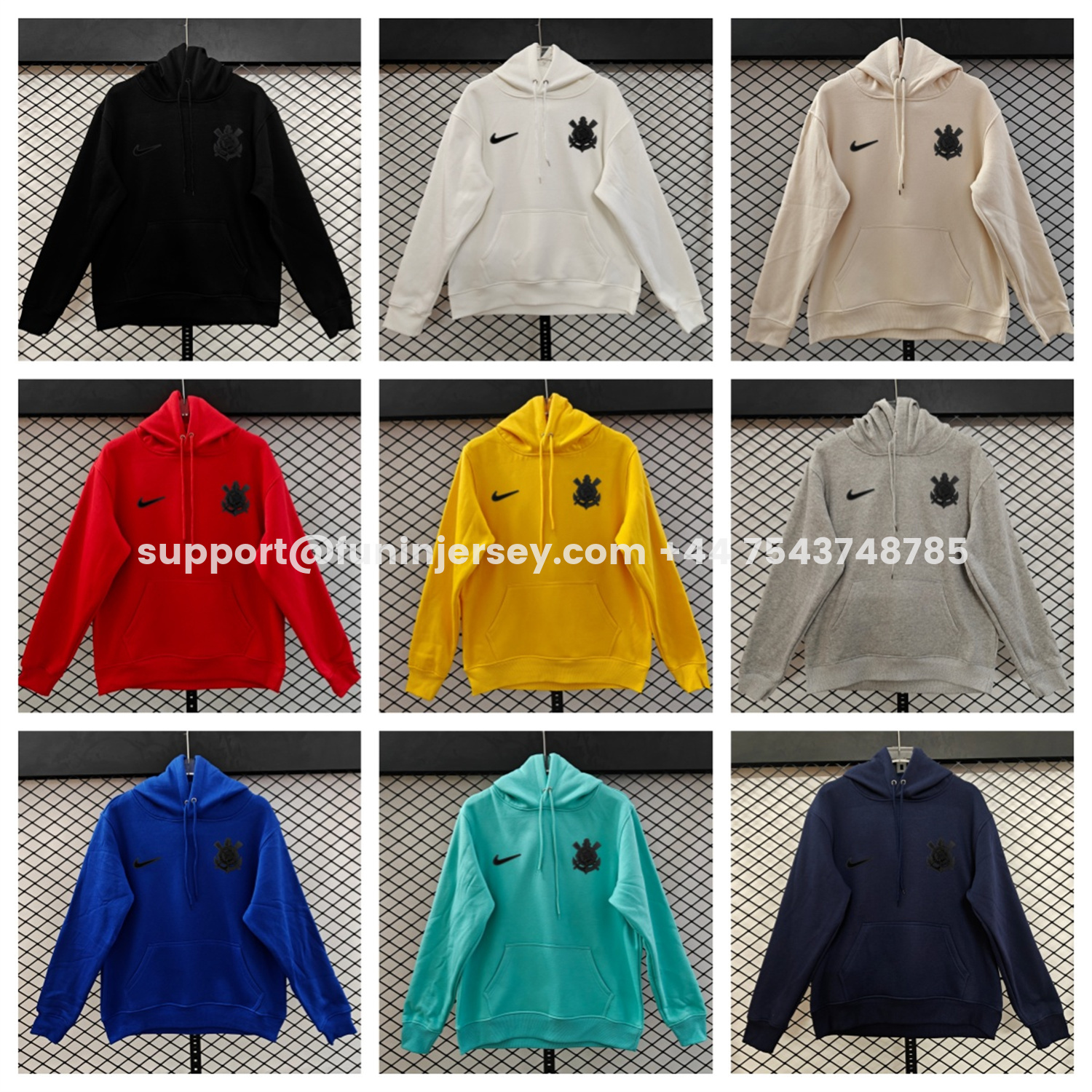 Funinjersey-Corinthians 25-26 Originals Terrace Black Icon Unisex Pullover Hoodie