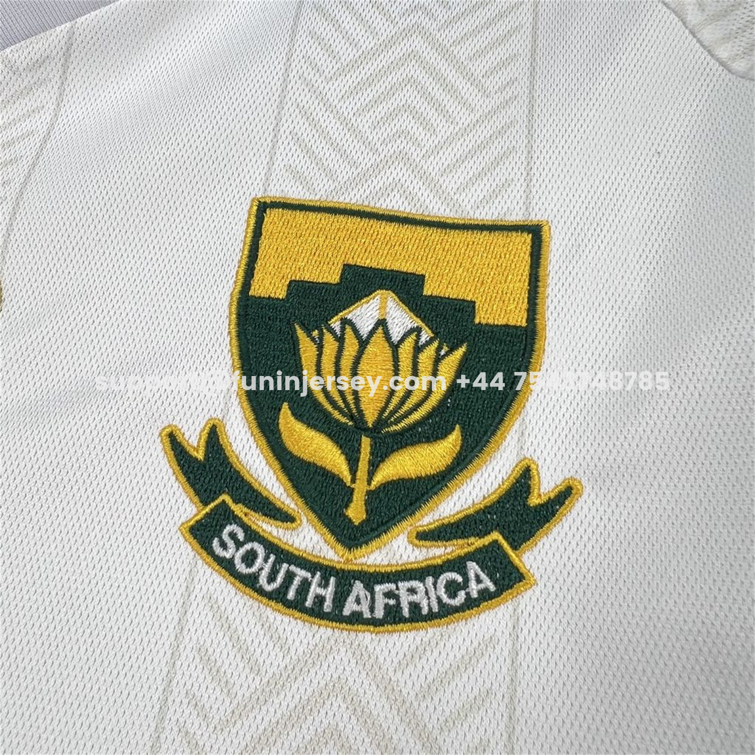 Funinjersey-South Africa 2026 White Retro Style Jersey - Fans Version