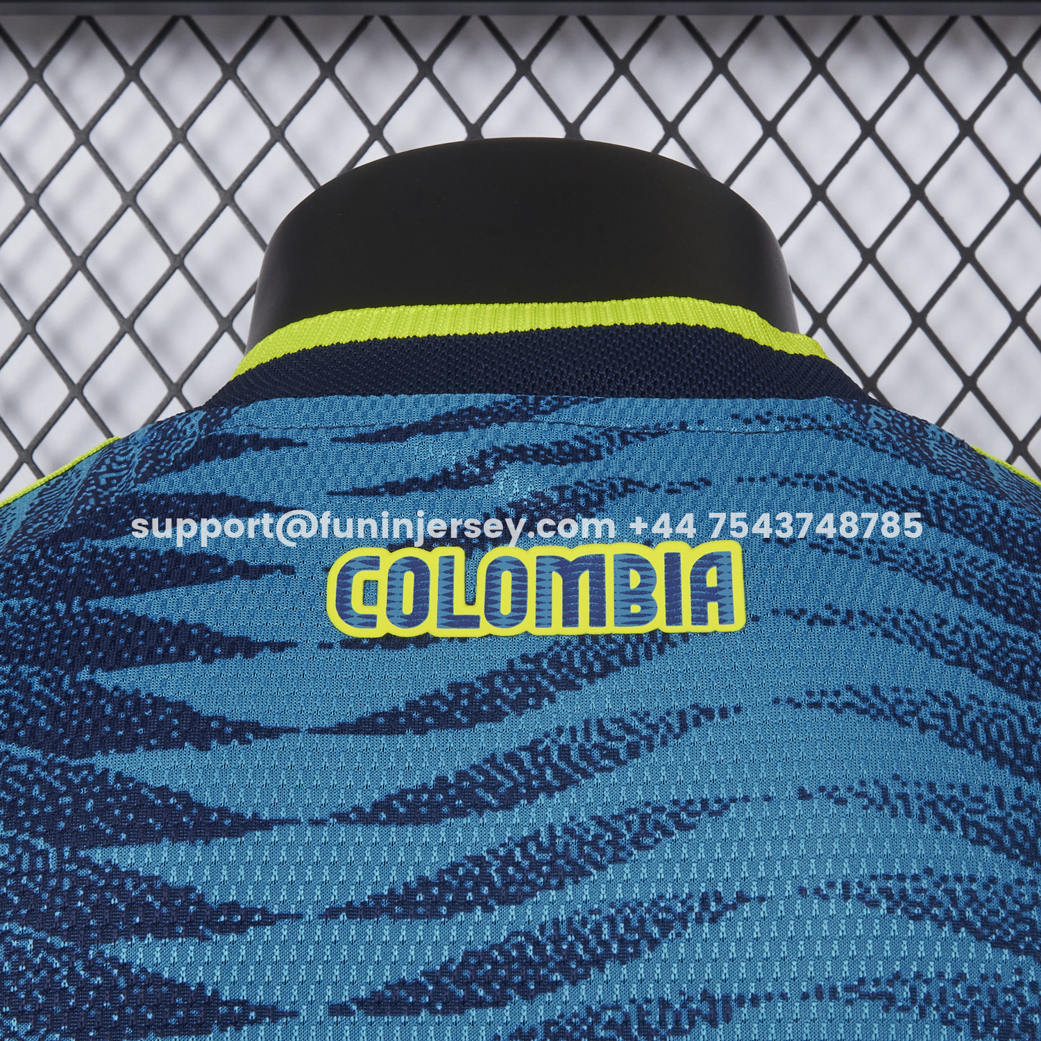 Funinjersey-Colombia 2026 Away Blue Jersey - Player Version