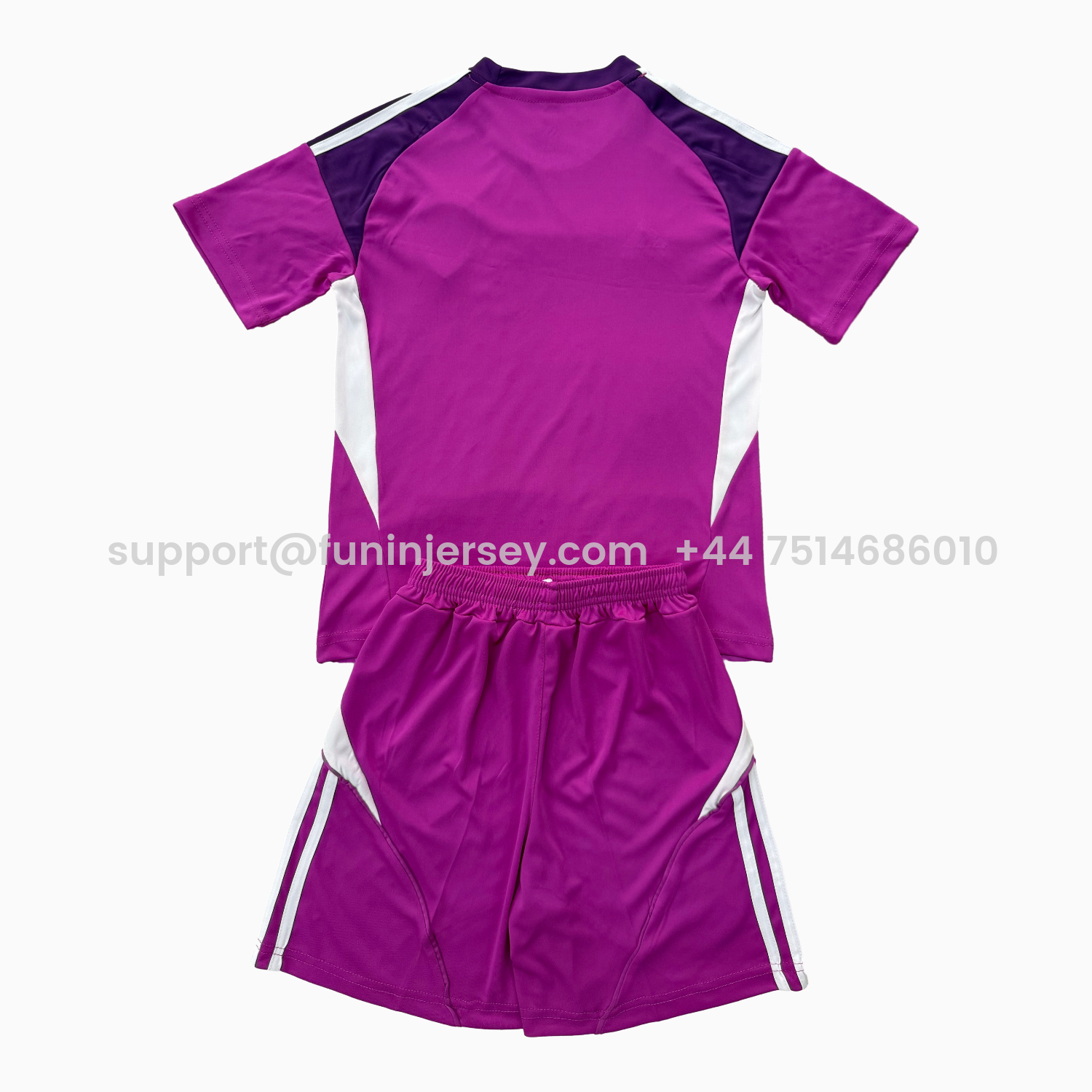 Funinjersey-Leeds United 25-26 Purple Goalkeeper Men's Adult Jersey Set - Fans Version