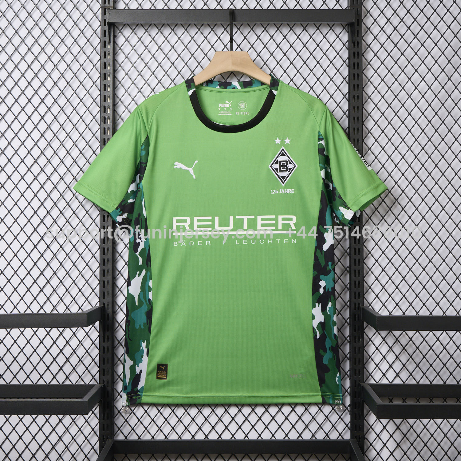 Funinjersey-Borussia Mönchengladbach 25-26 Away Jersey - Fans Version