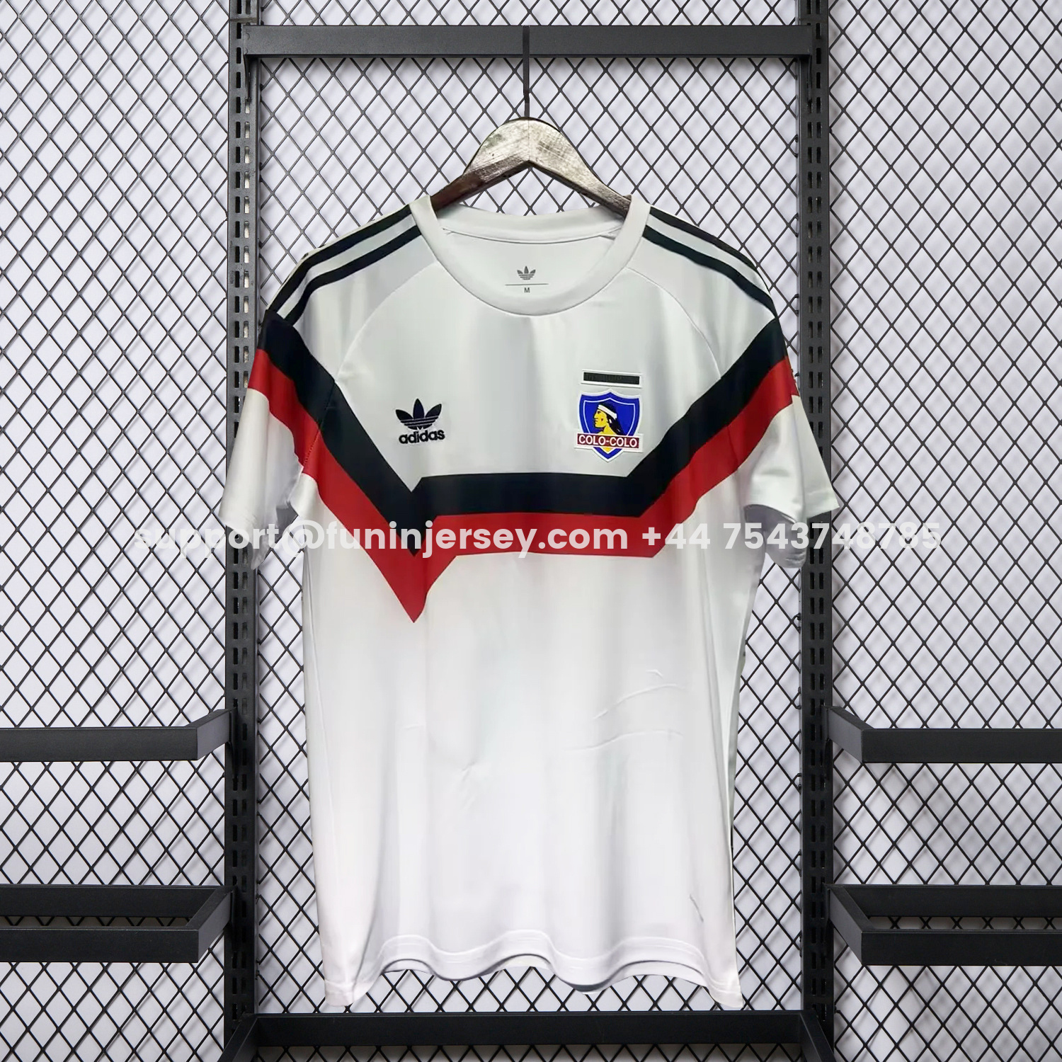 Funinjersey-Colo Colo 25-26 Retro Style White Jersey - Fans Version