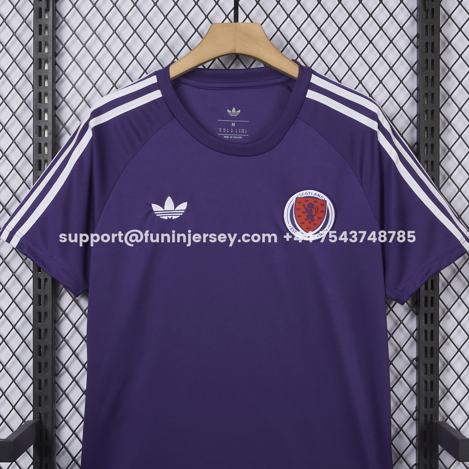 Funinjersey-S-c-o.t l.a-n.d 2026 Purple Travel Jersey - Player Version