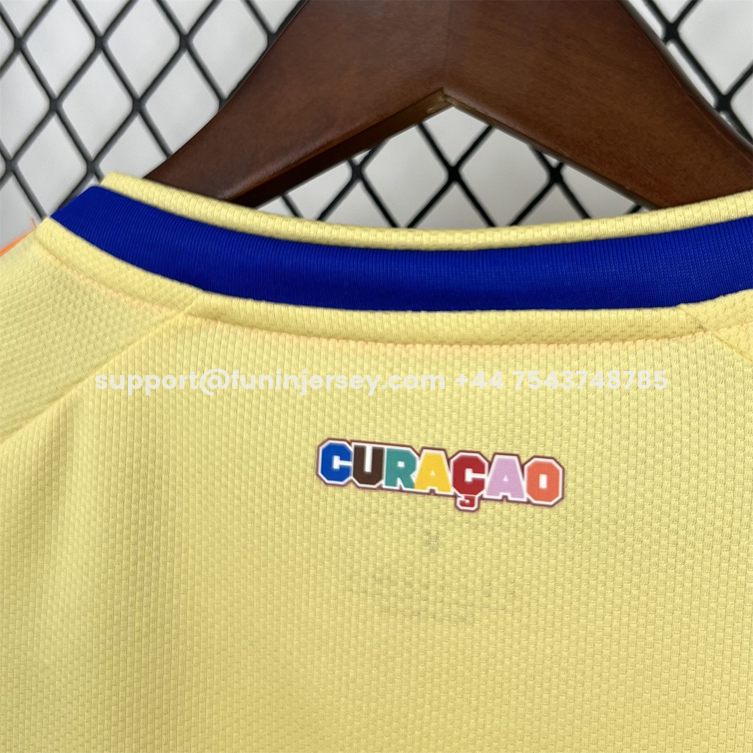 Funinjersey-Curaçao 2026 Away Yellow Jersey - Fans Version
