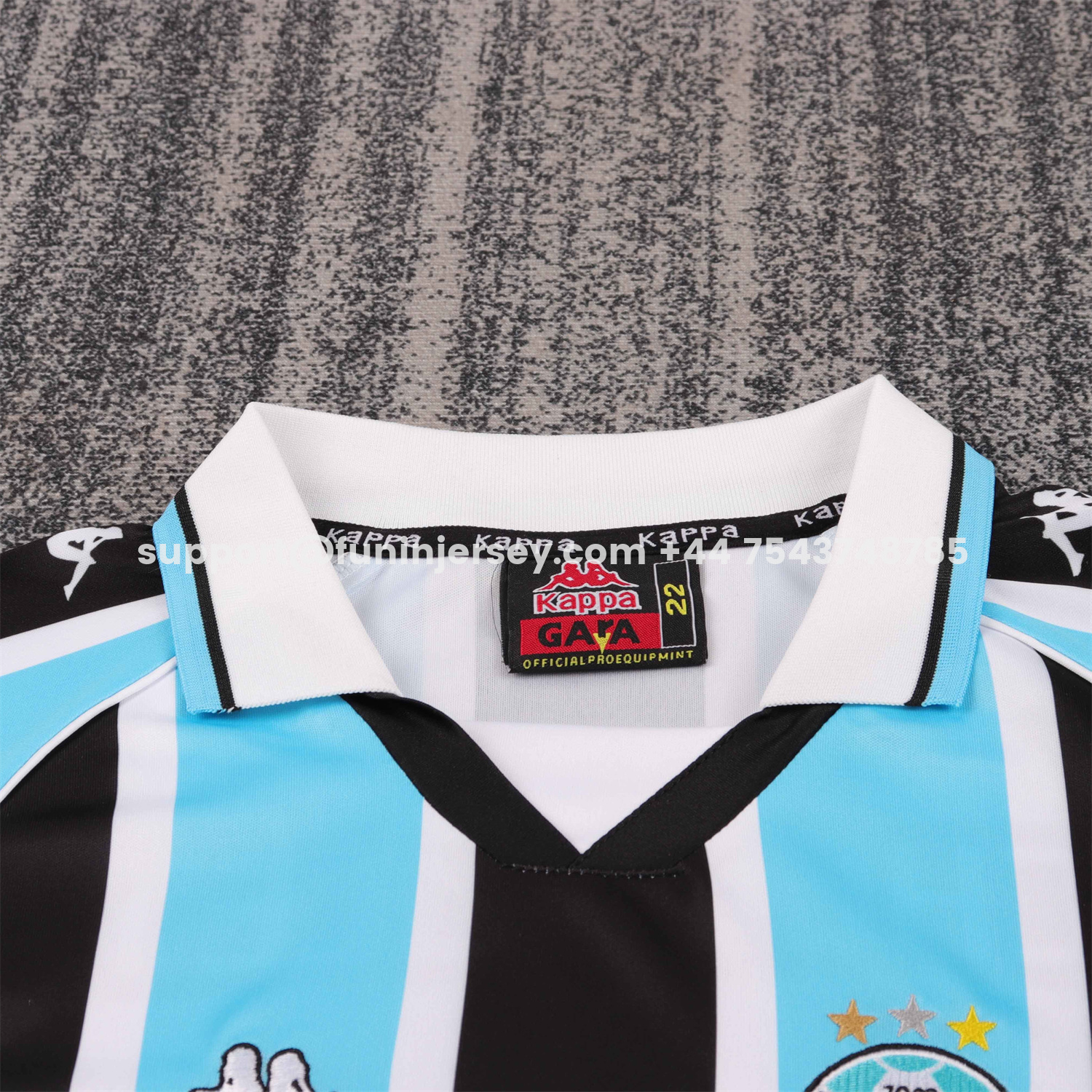 Funinjersey-Retro Gremio 2000 Home Kids Kit