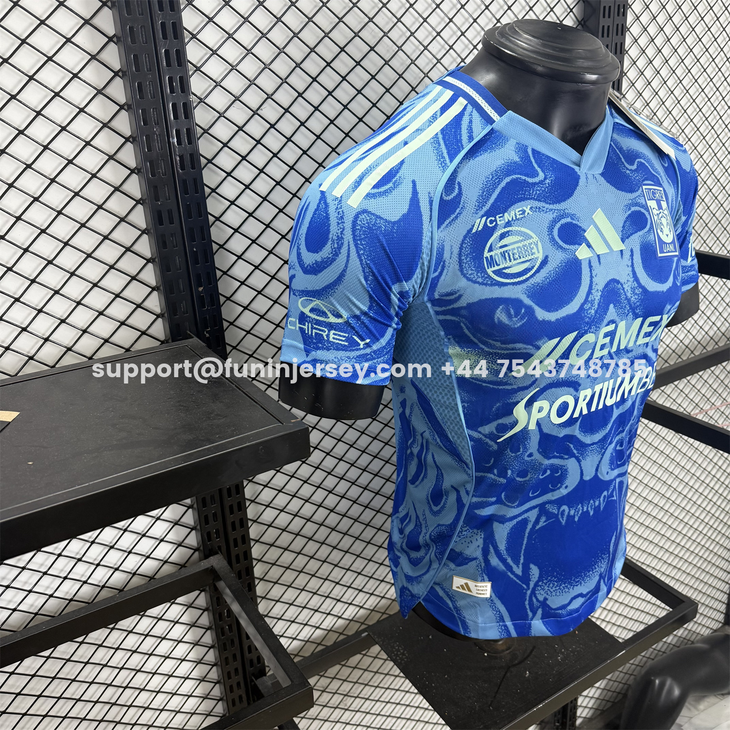 Funinjersey-Tigres UANL 25-26 Away Jersey With All Sponsors - Player Version