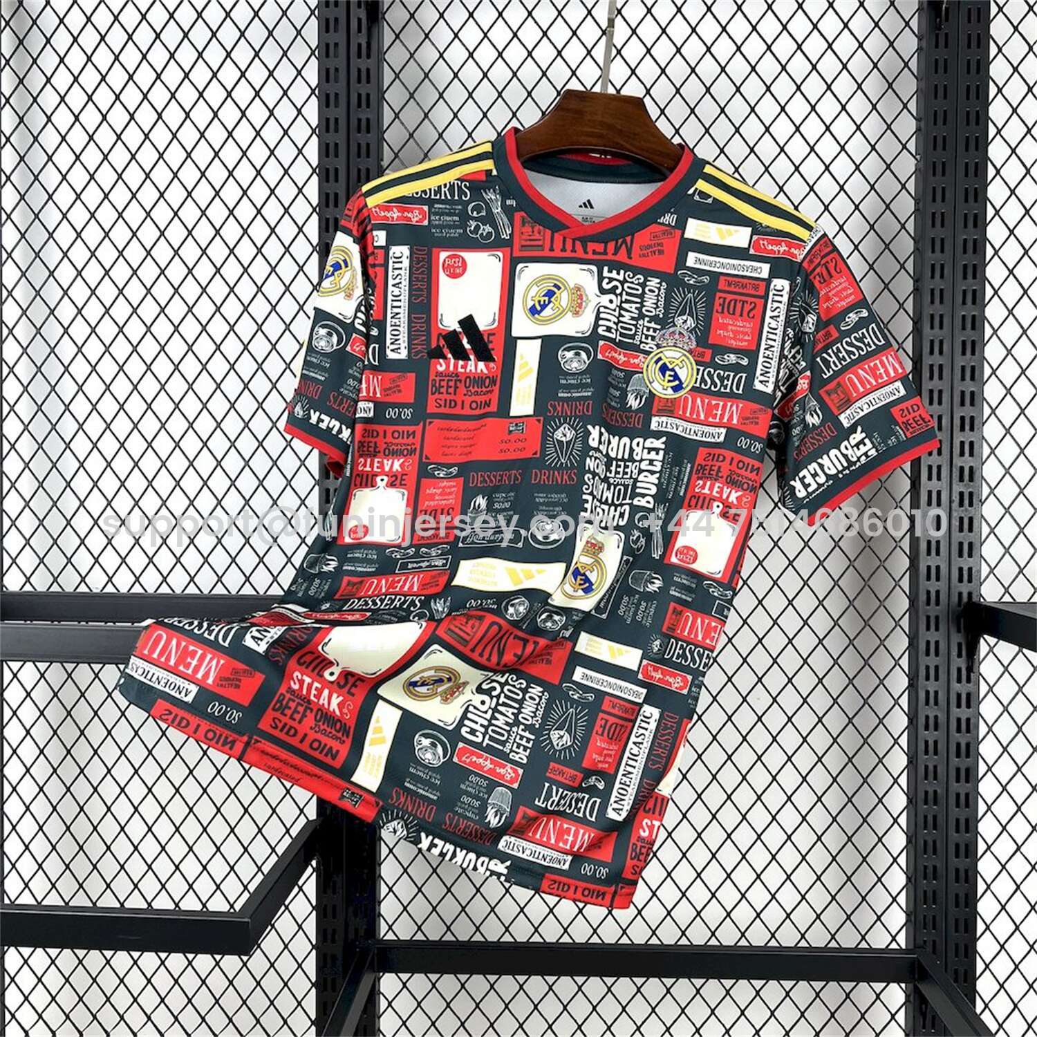 Funinjersey-Real Madrid 25-26 Color Advertising Swatch Dark Gray Jersey - Fans Version