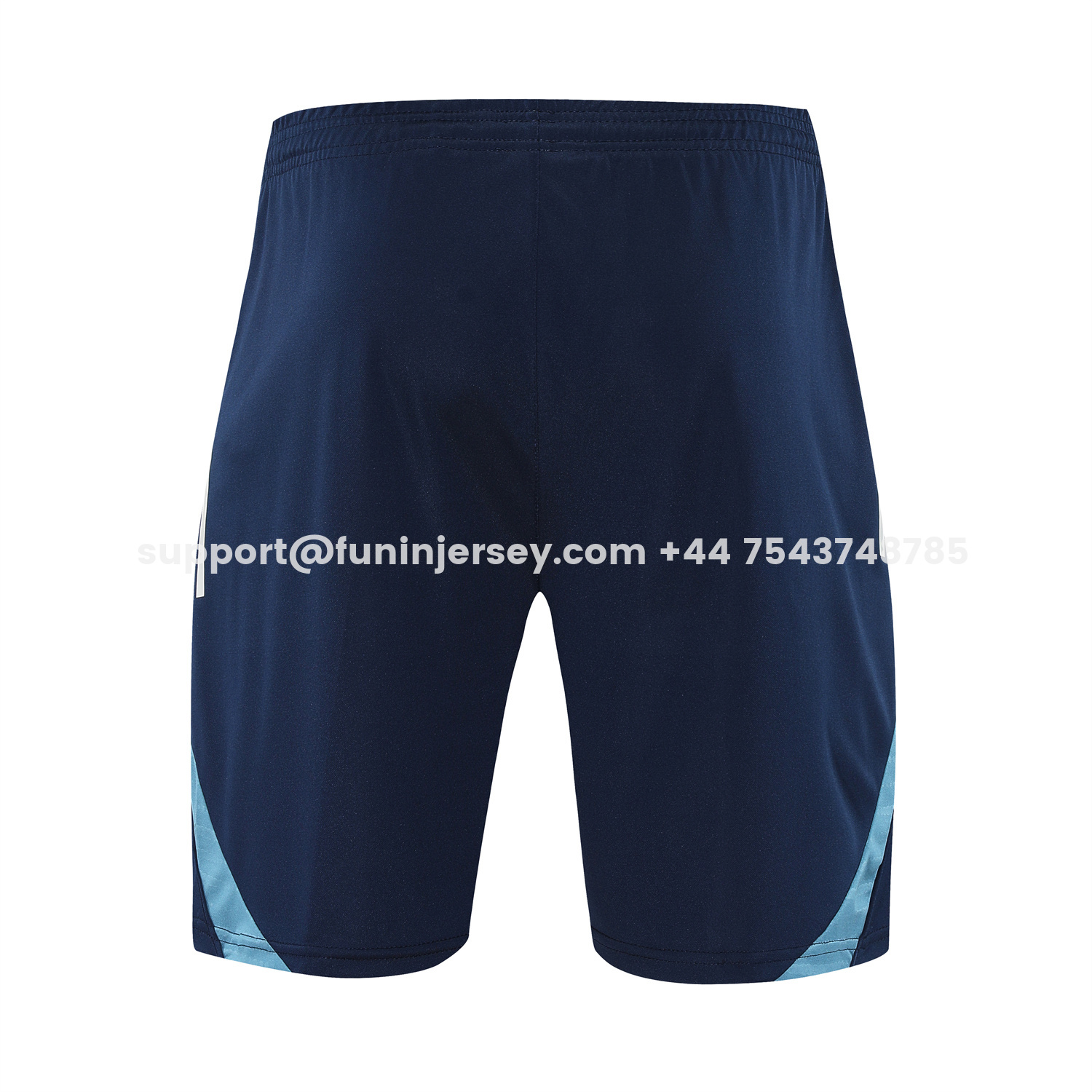 Funinjersey-Arsenal 25-26 Vest Training Set - Grey Top & Deep Blue Shorts