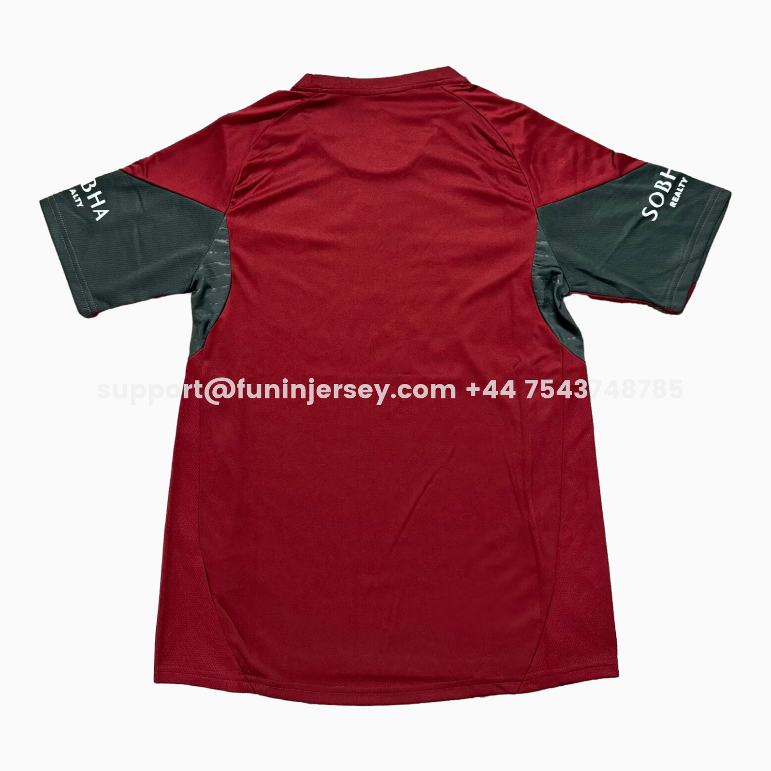 Funinjersey-Arsenal 25-26 Wine Red Training Jersey - Fans Version