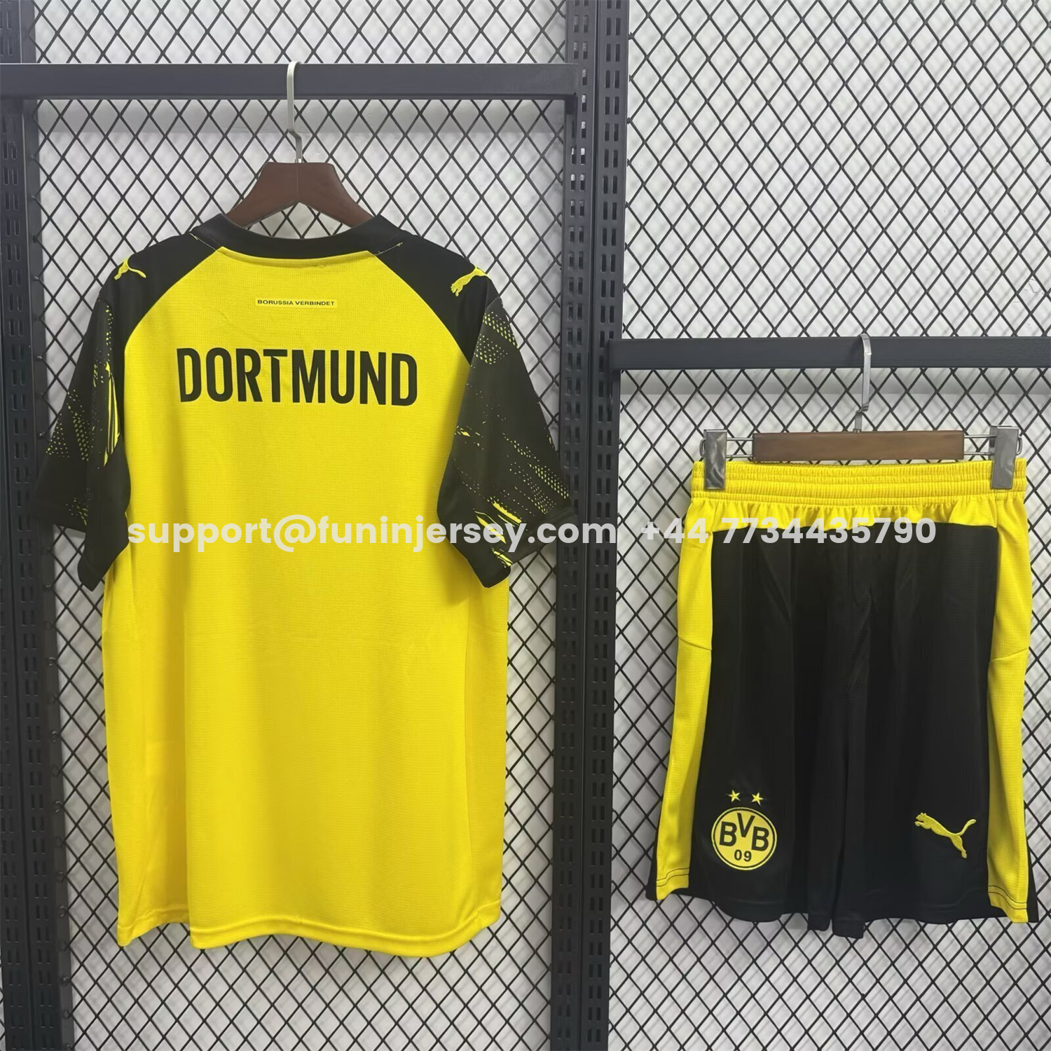 Funinjersey-Dortmund 25-26 Home Kids Kit