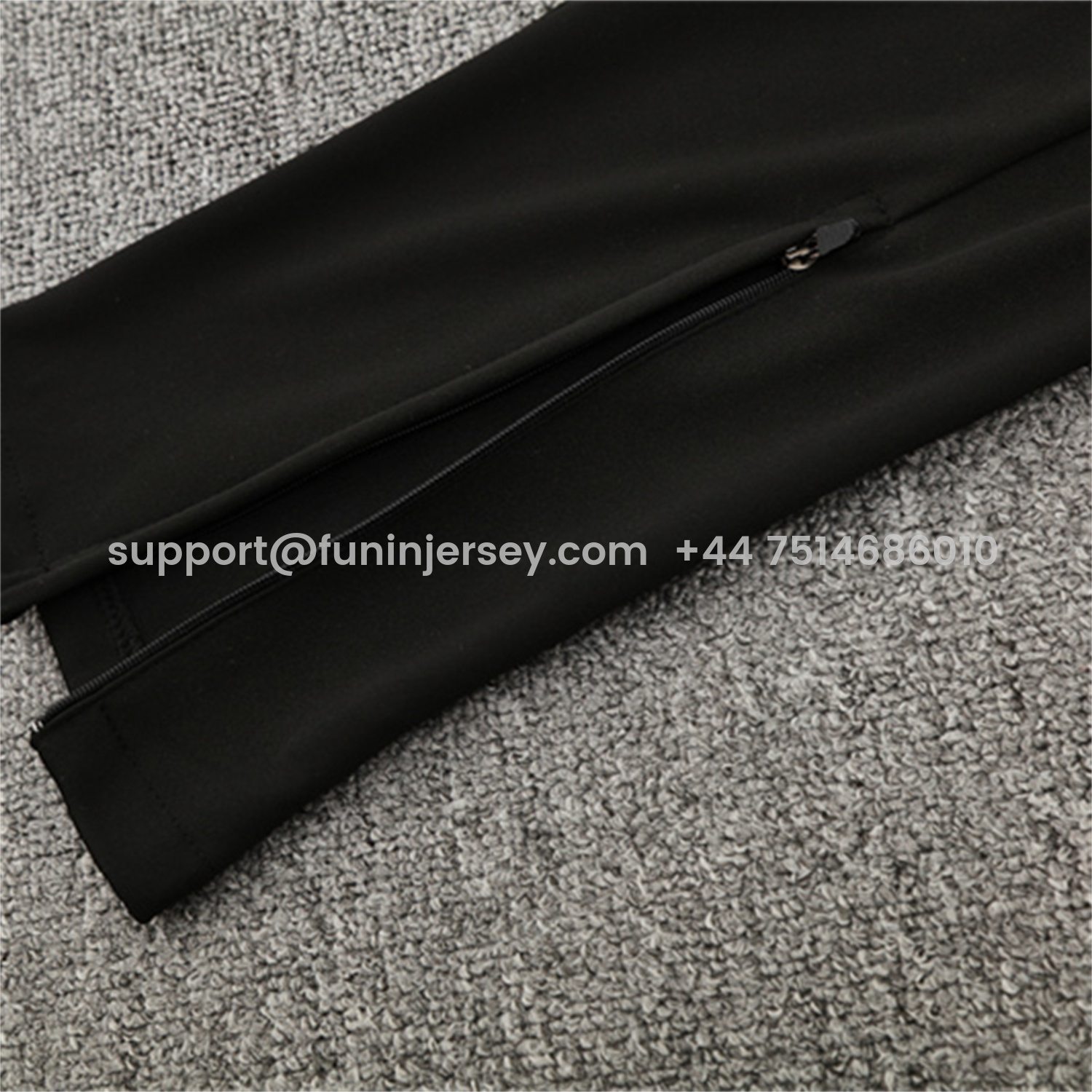 Funinjersey-Napoli 25-26 Long Sleeve Training Set - Blue Mecha Top & Black Pants