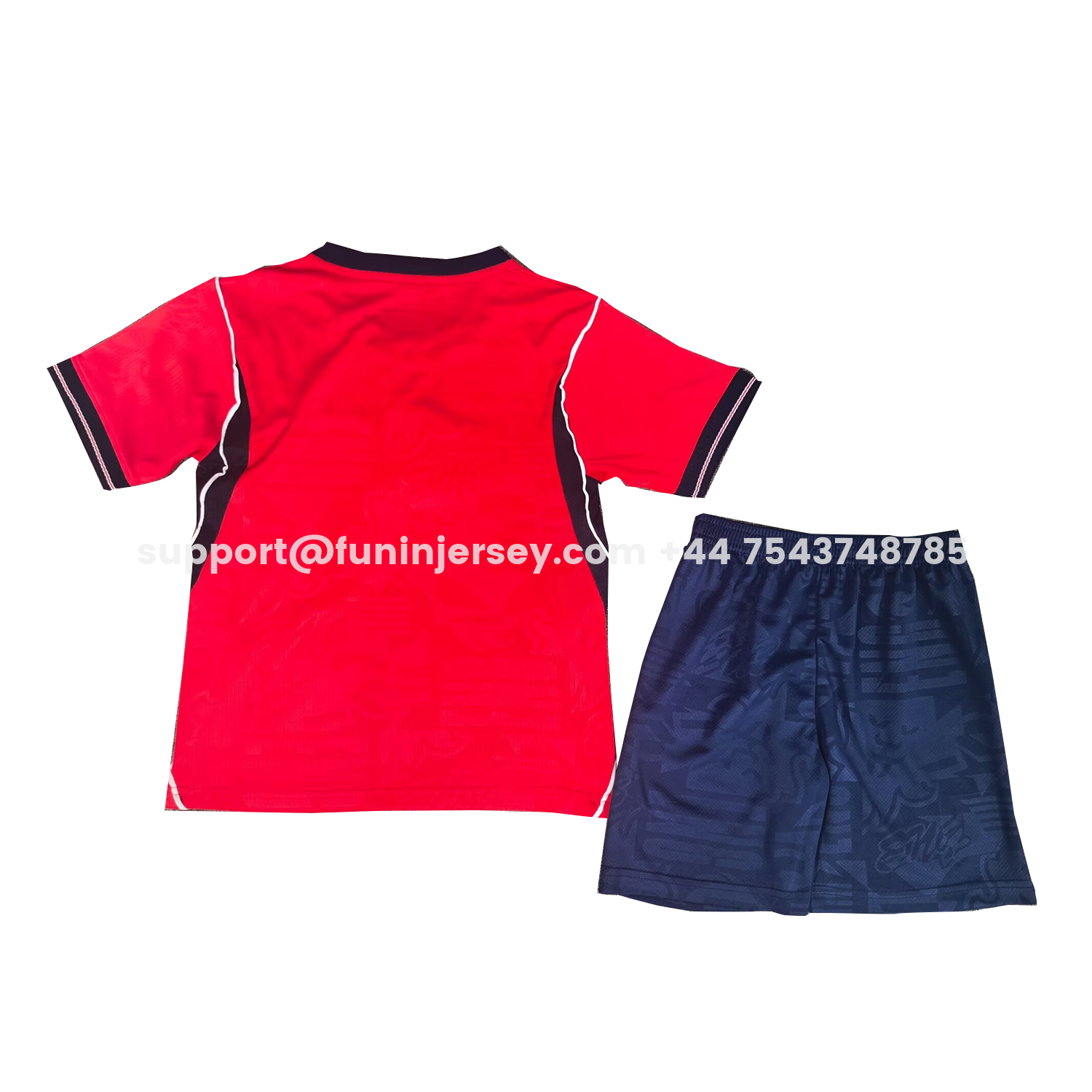 Funinjersey-England 2026 Away Kids Kit