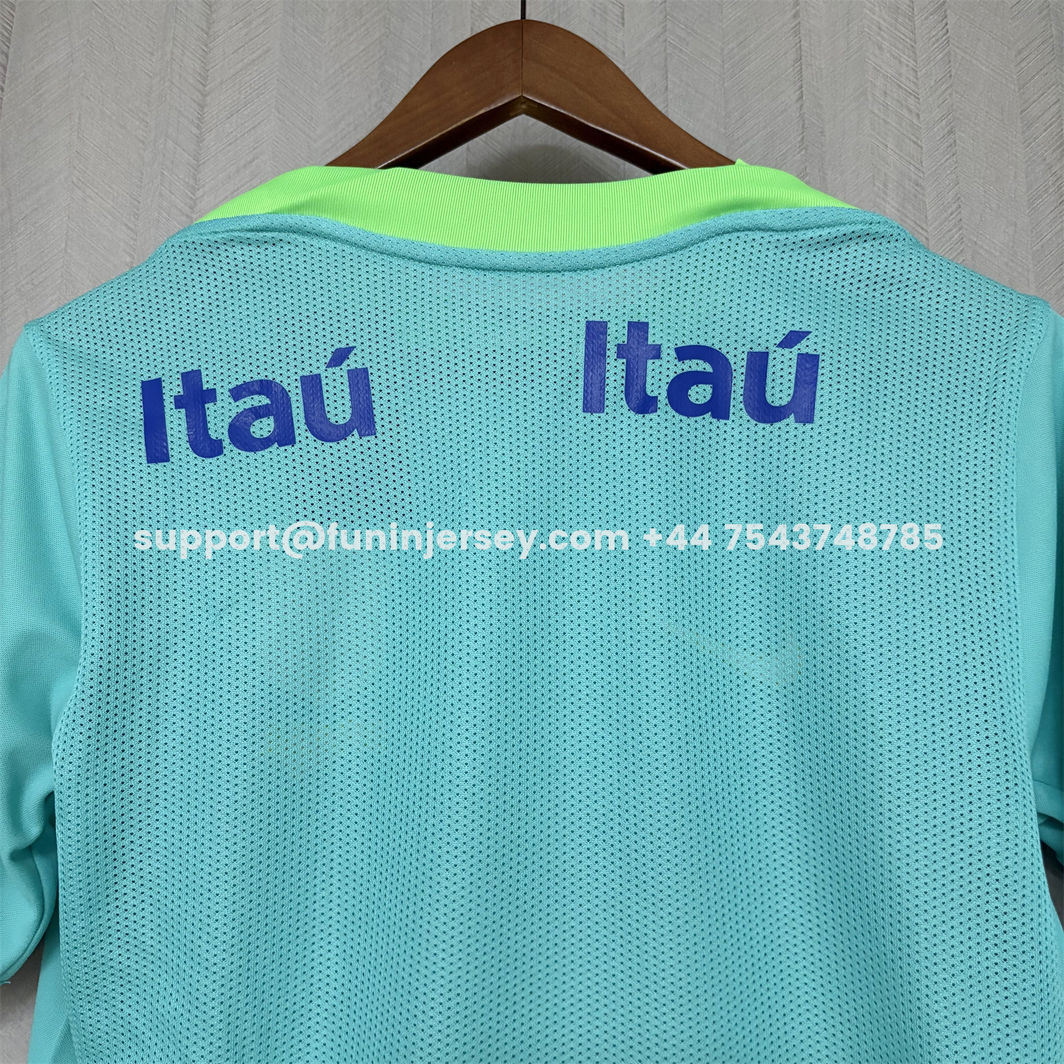 Funinjersey-Brazil 2026 Tiffany Blue Training Jersey - Fans Version