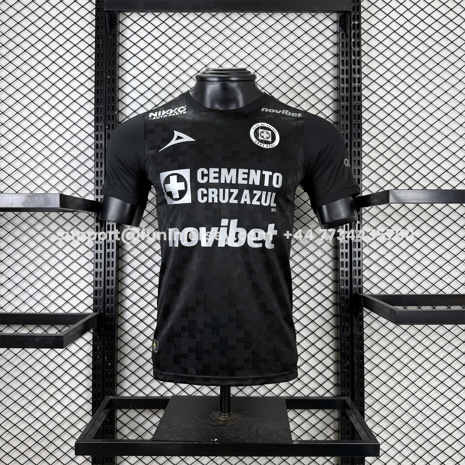 Funinjersey-Cruz Azul 25-26 Third Black Jersey - Player Version
