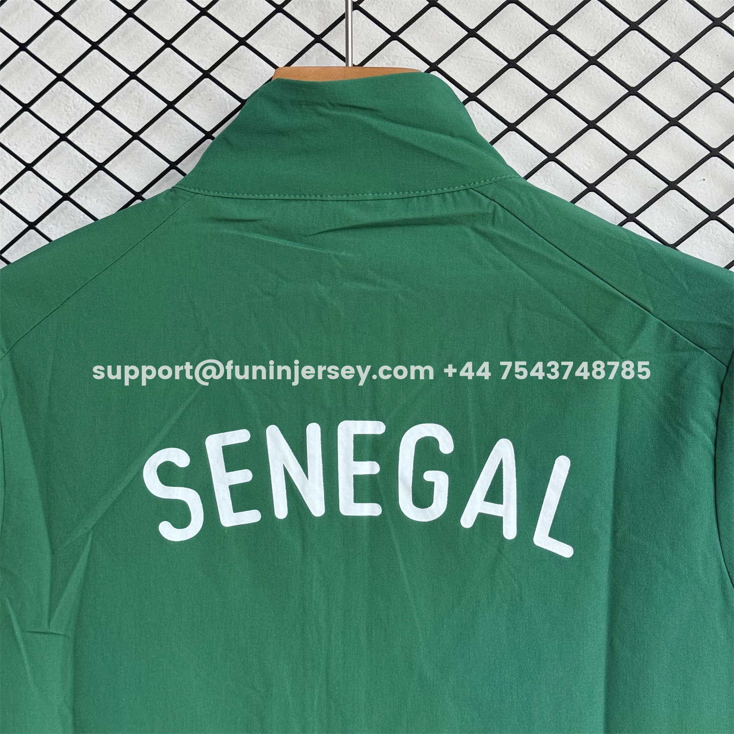 Funinjersey-Senegal 2026 Windbreaker Training Set - Green Top and Pants
