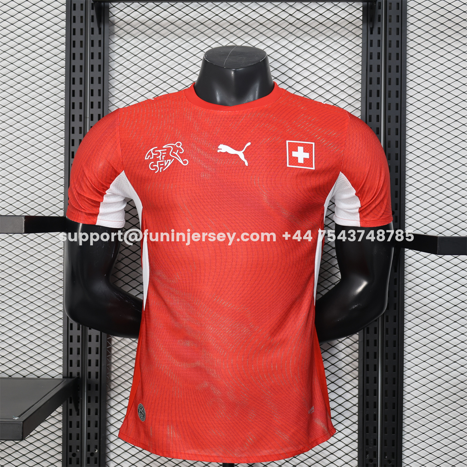 Funinjersey-Switzerland 2026 Home Jersey - Player Version