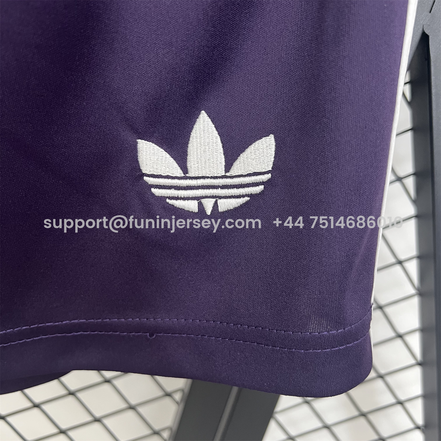 Funinjersey-Manchester United 25-26 Away Purple Shorts - Fans Version