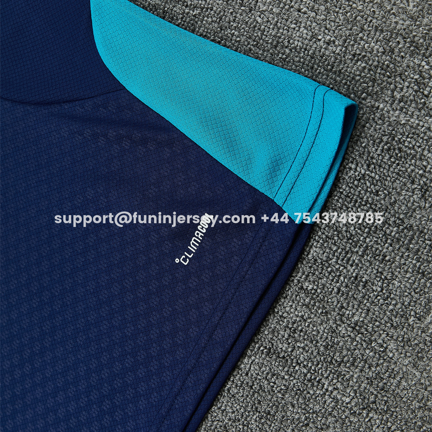 Funinjersey-Spain 2026 Short-Sleeve Training Set - Dark Blue Top & Dark Blue Pants