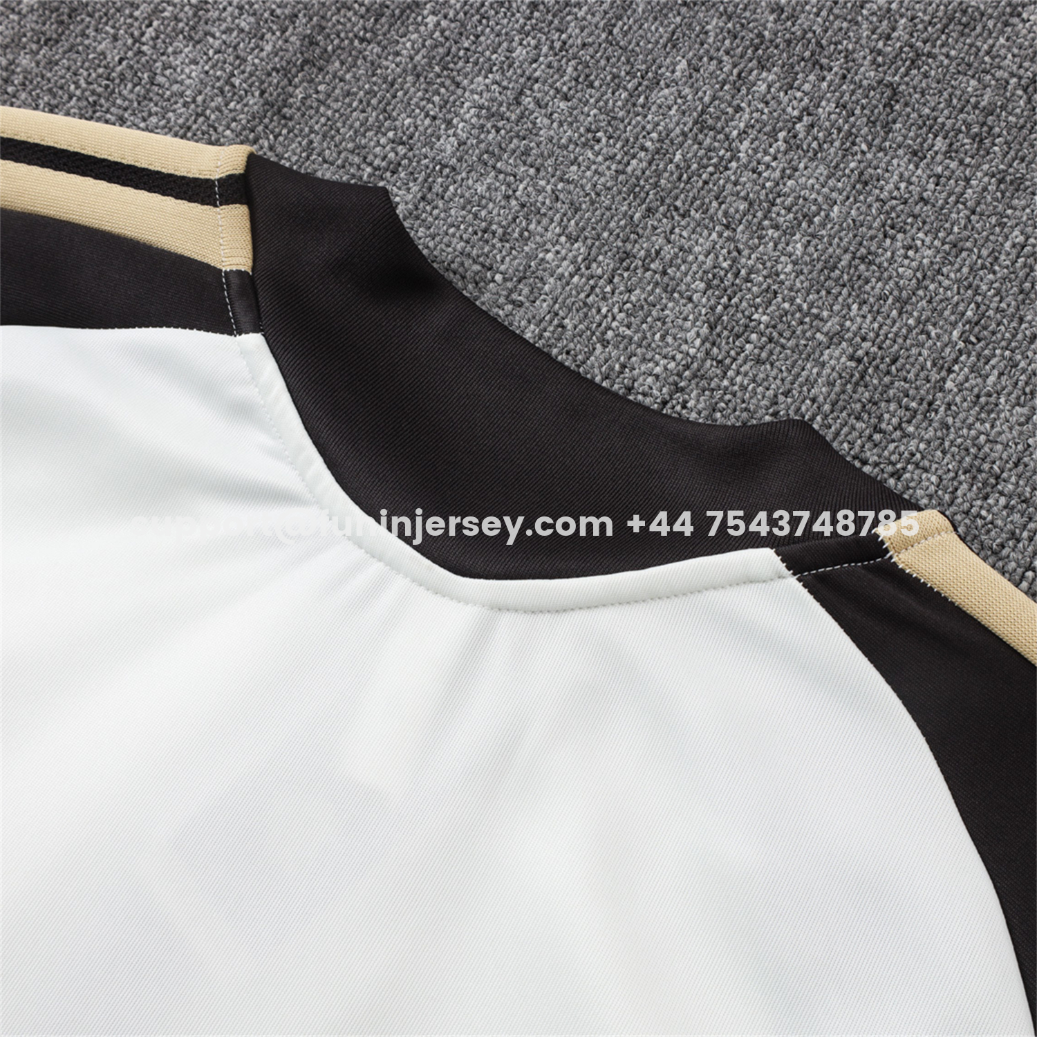 Funinjersey-Flamengo 2026 Jacket Training Tracksuit - White Jackets & Black Pants