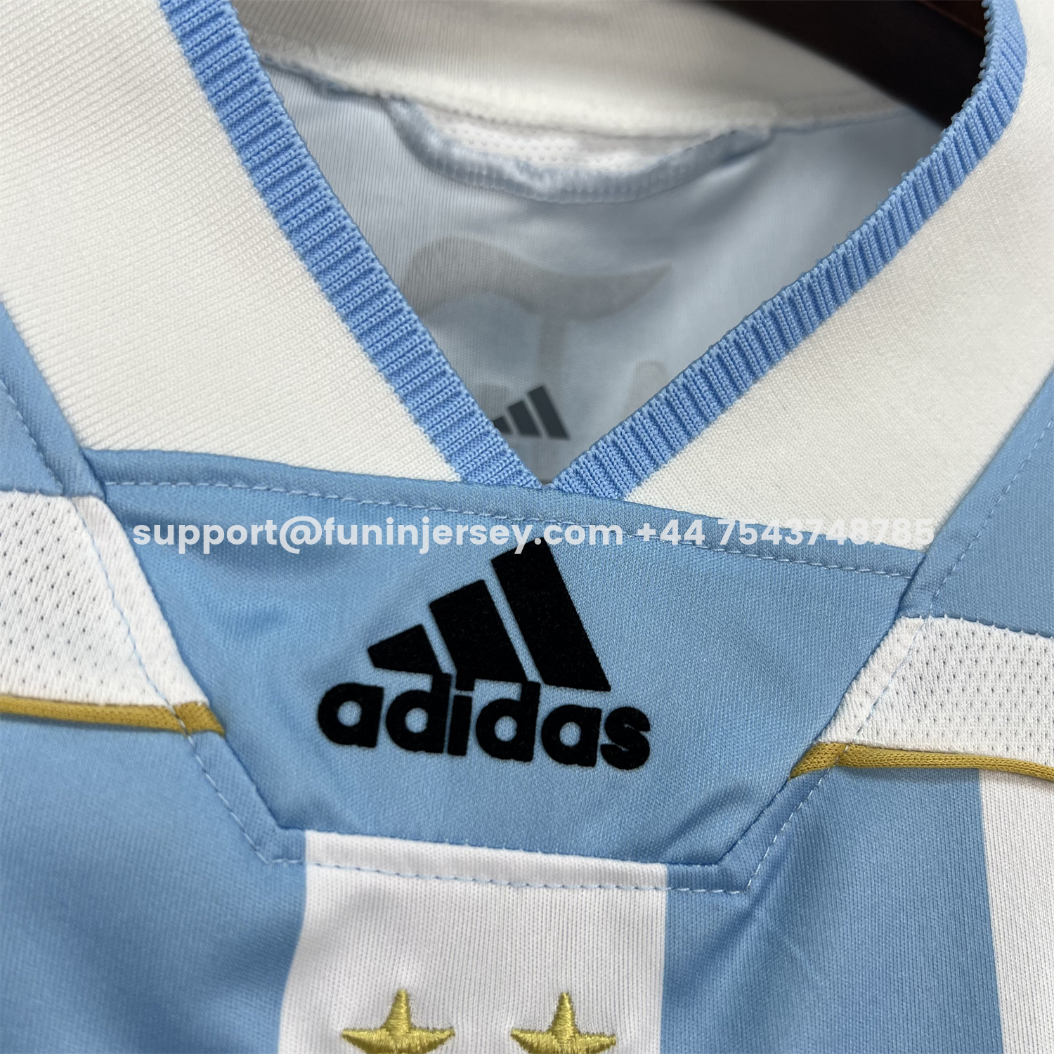 FUN-Funinjersey-Argentina 2026 Hip-Hop Blue White Special Jersey - Fans Version