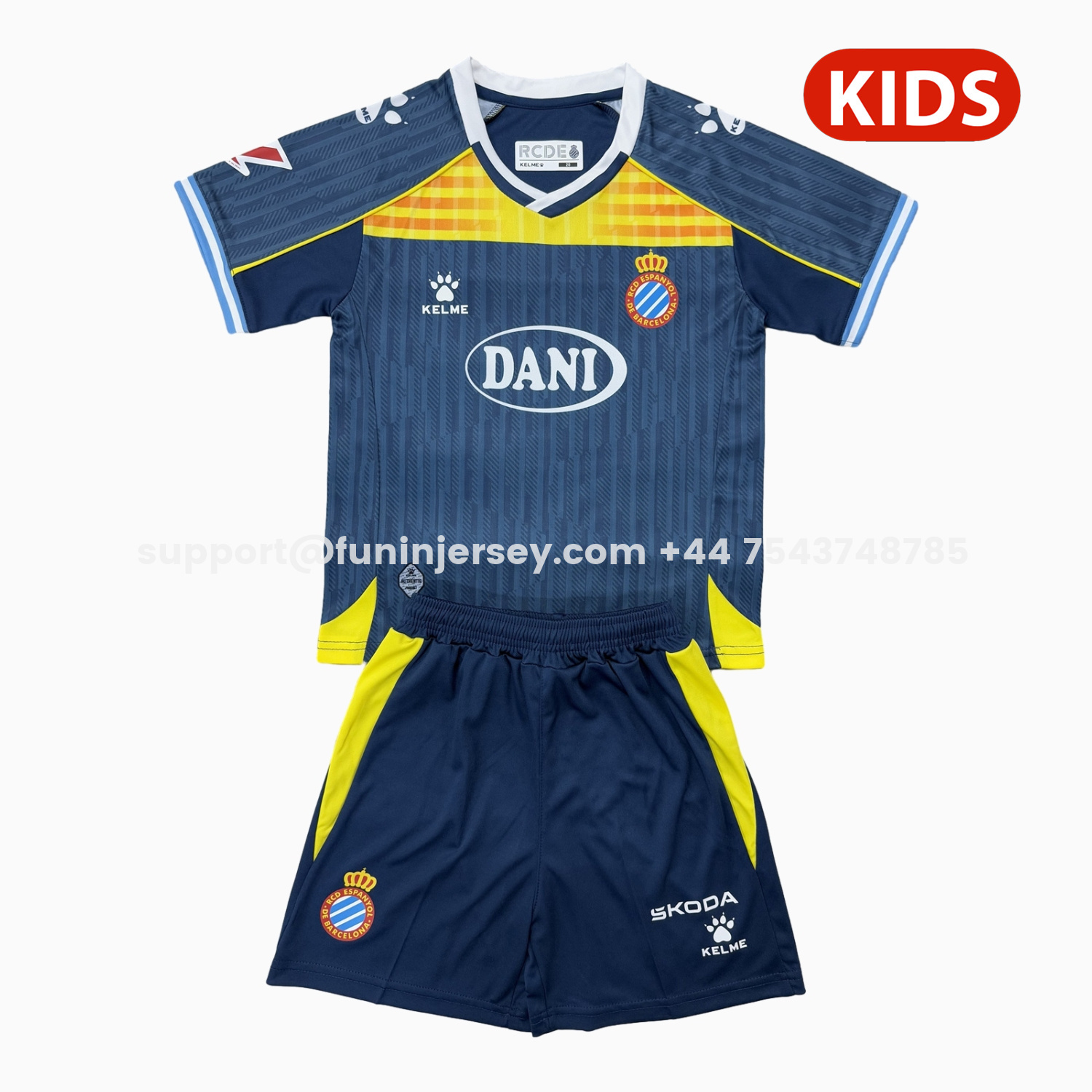 Funinjersey-RCD Espanyol 25-26 Third Kids Kit