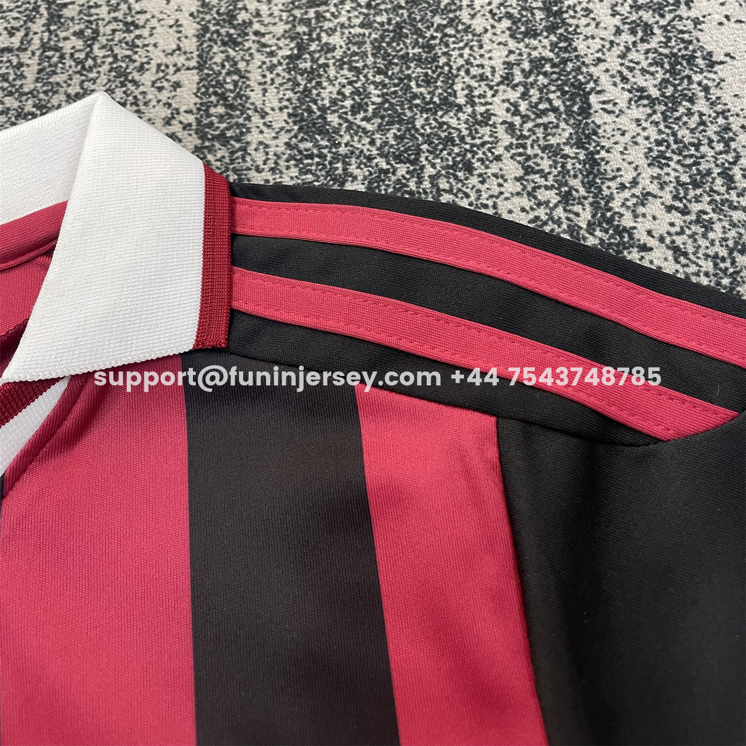 Funinjersey-Retro AC Milan 2009-10 Home Red Kids Kit